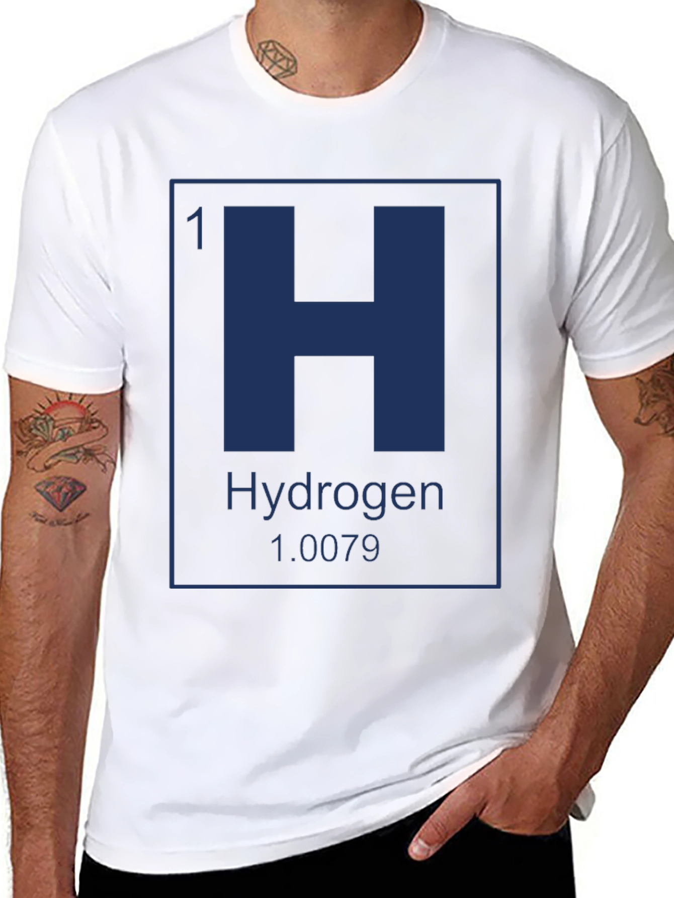 Hydrogen Periodic Table T-Shirt - Science Tee