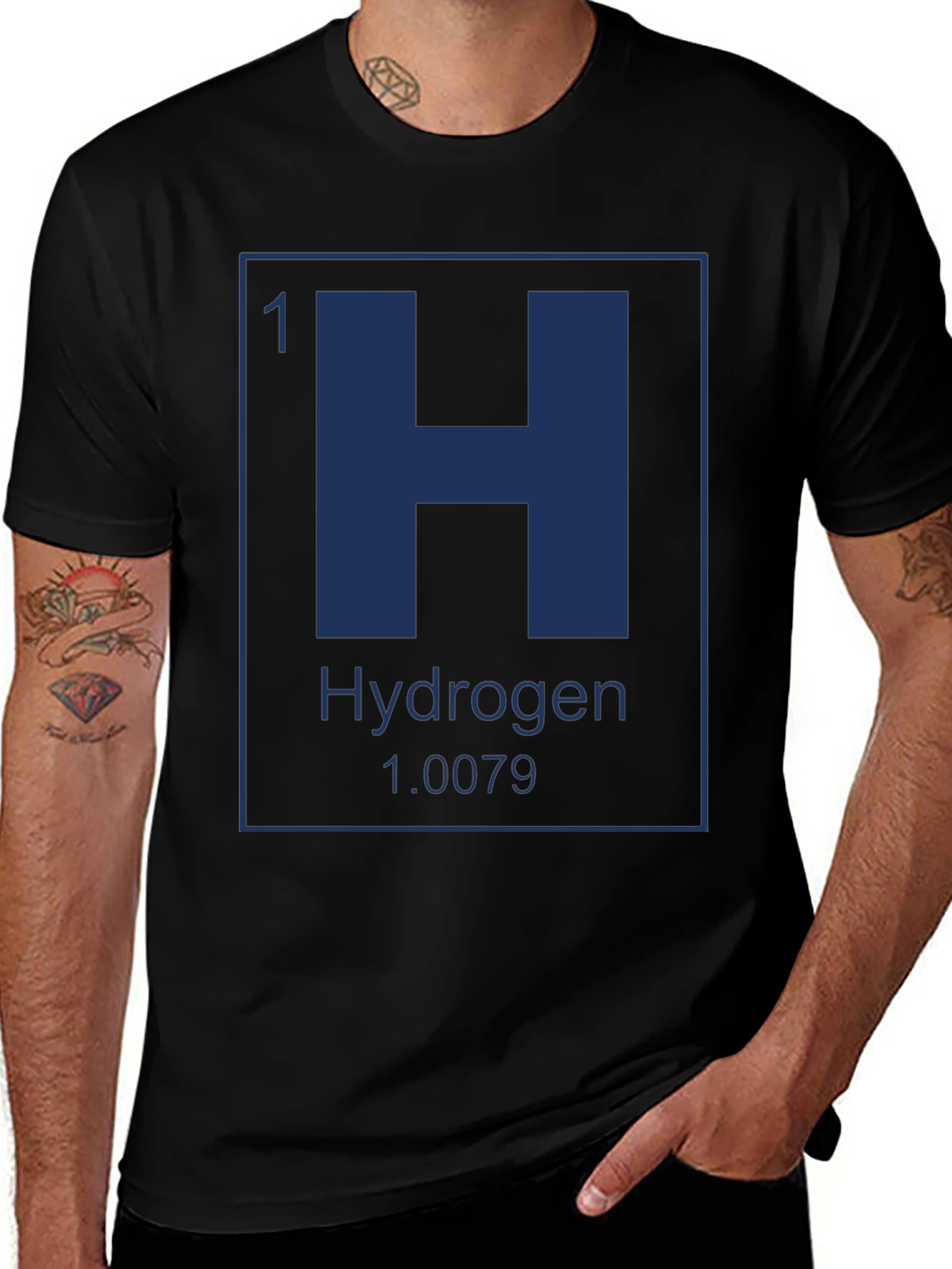 Hydrogen Periodic Table T-Shirt - Science Tee
