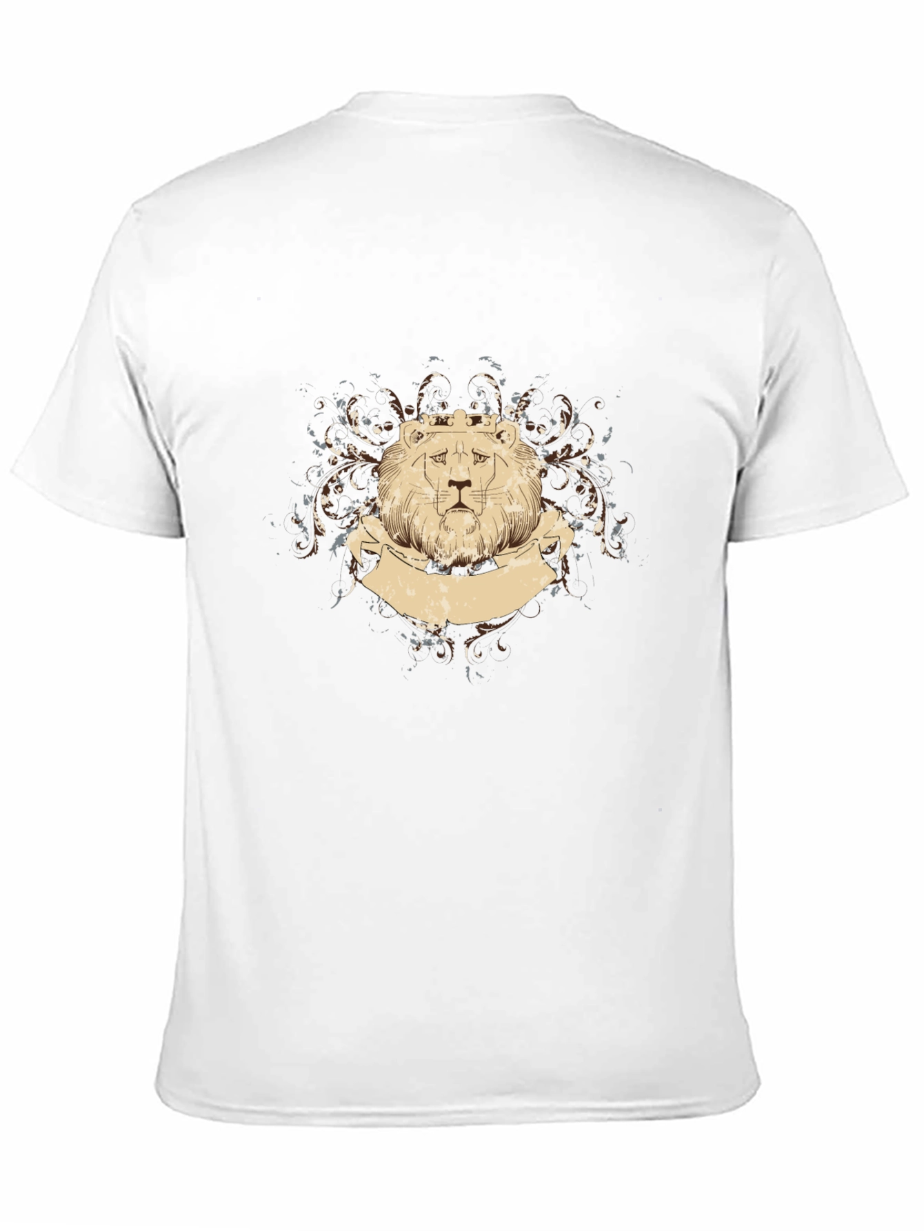 Lion Crown Graphic Black T-Shirt