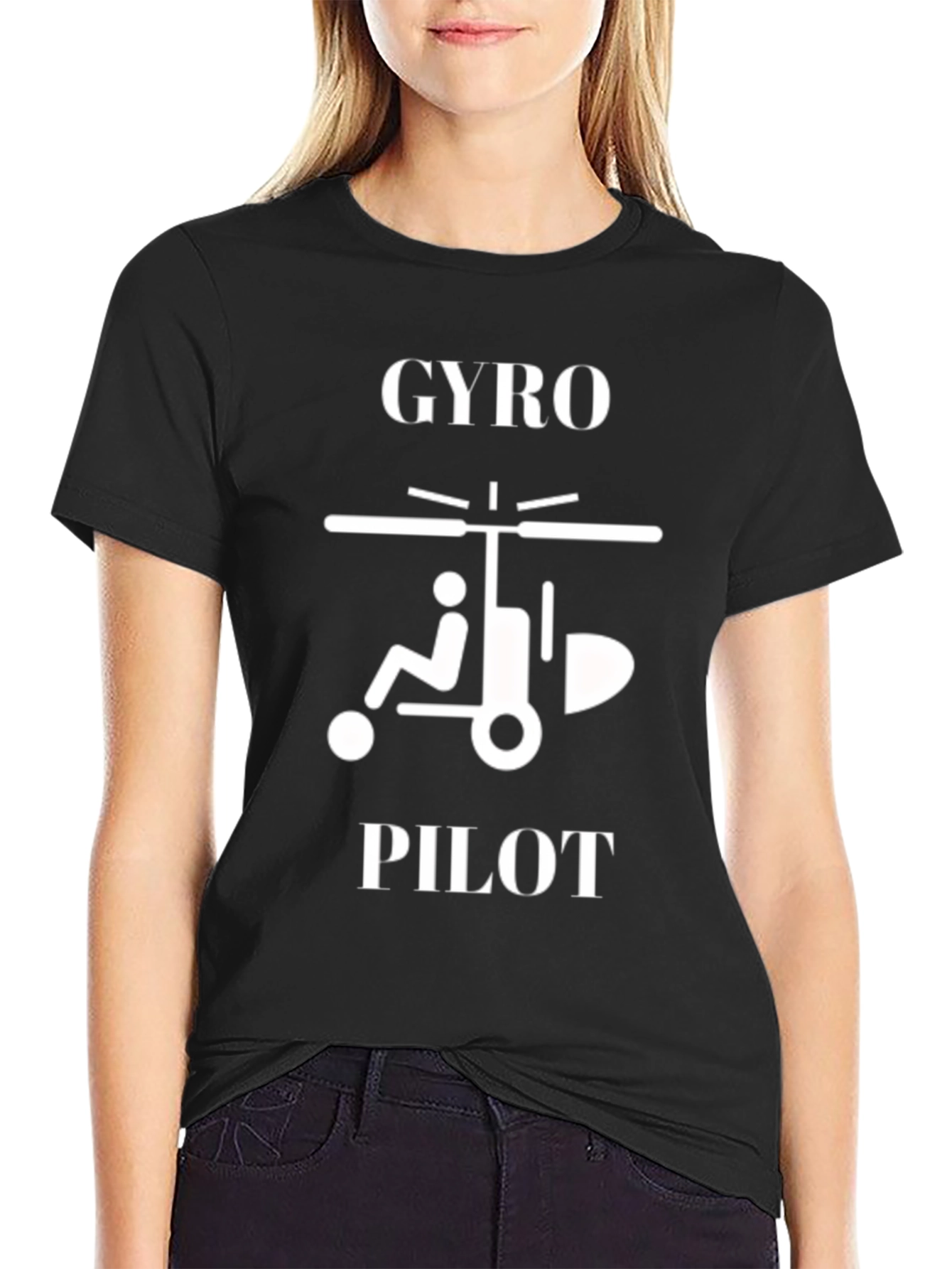 Gyro Pilot Graphic T-Shirt - Aviation Enthusiast Tee