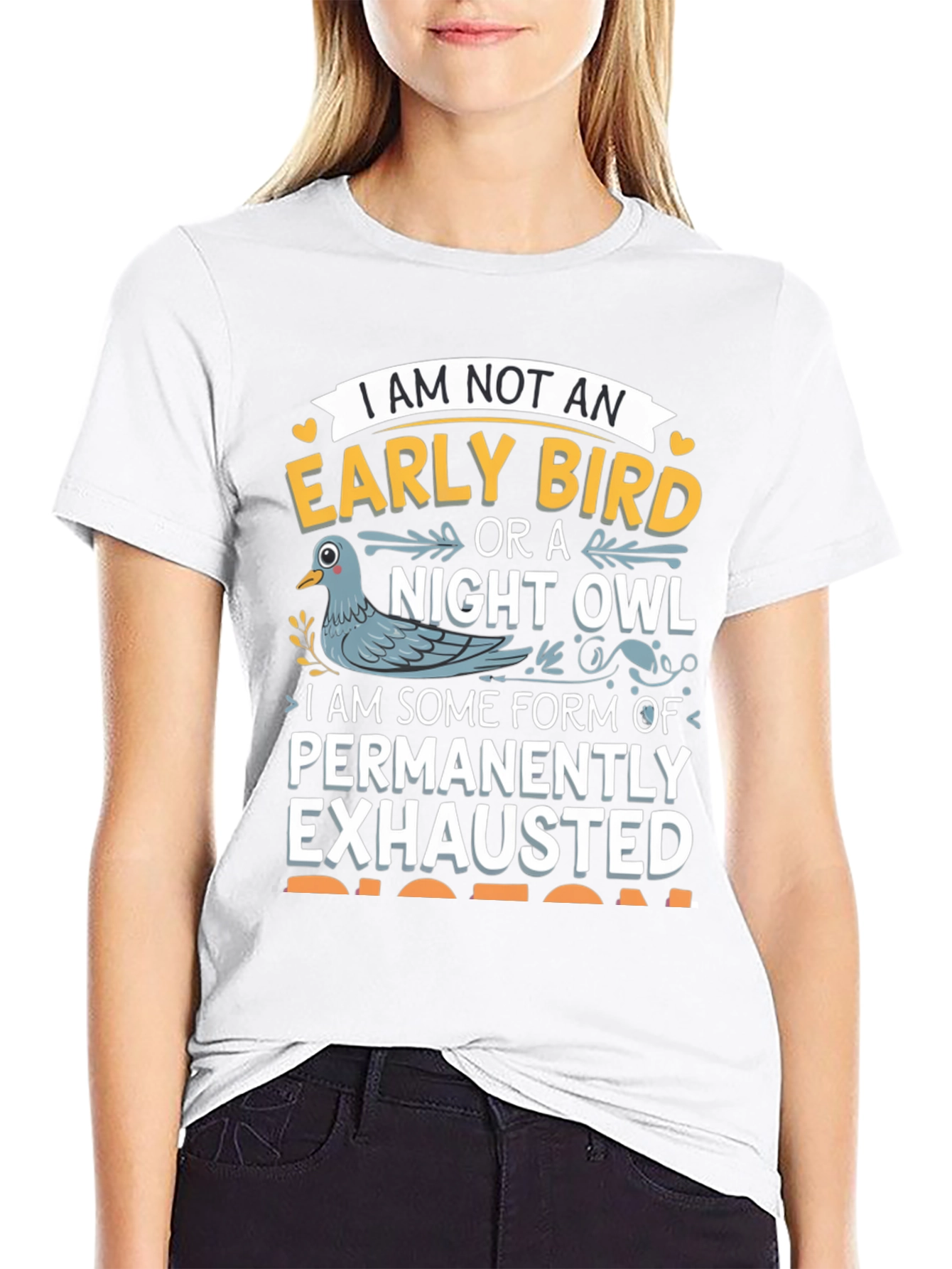 Permanently Exhausted Funny T-Shirt