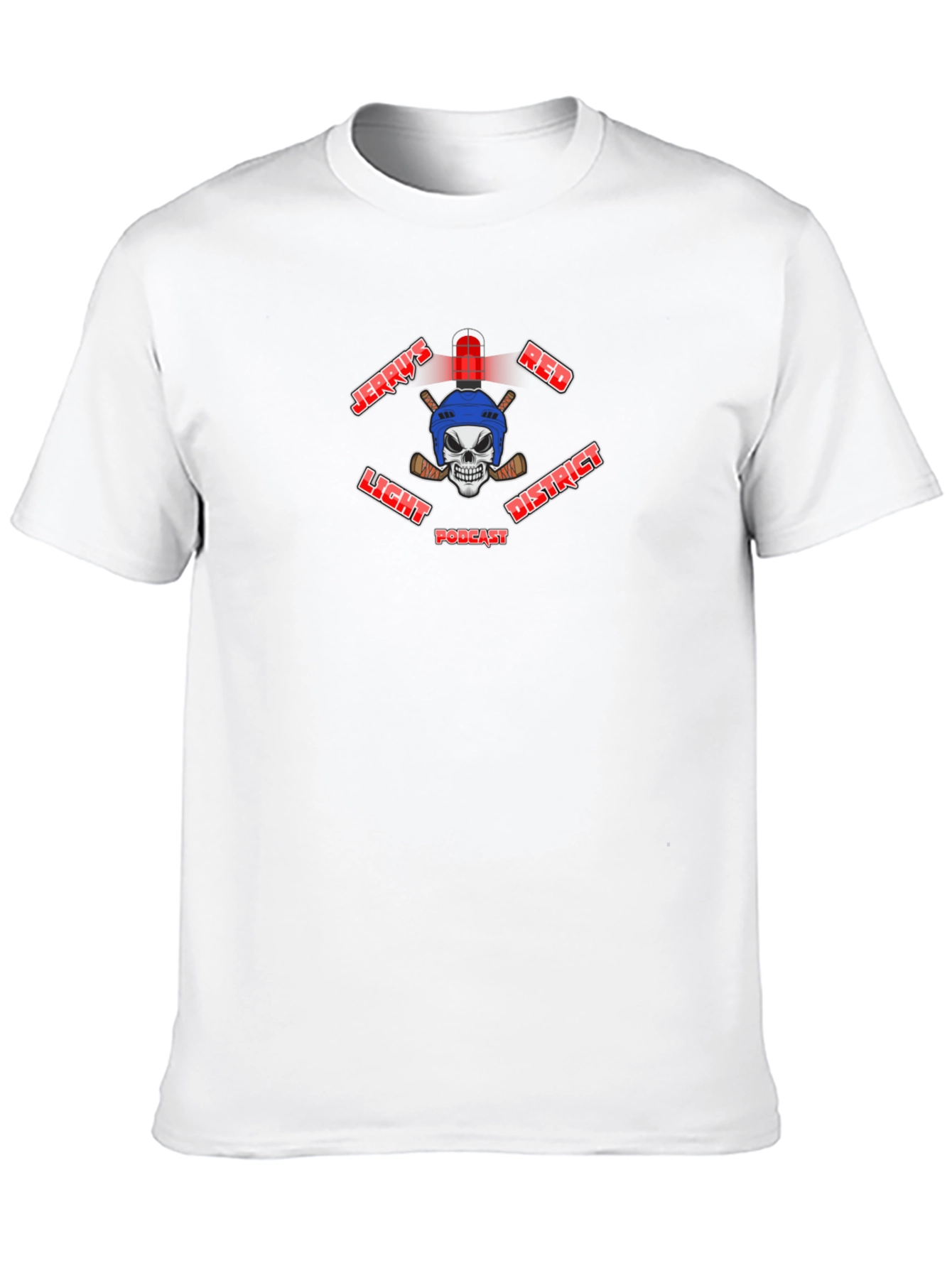 Jerrys Red Light District Podcast T-Shirt