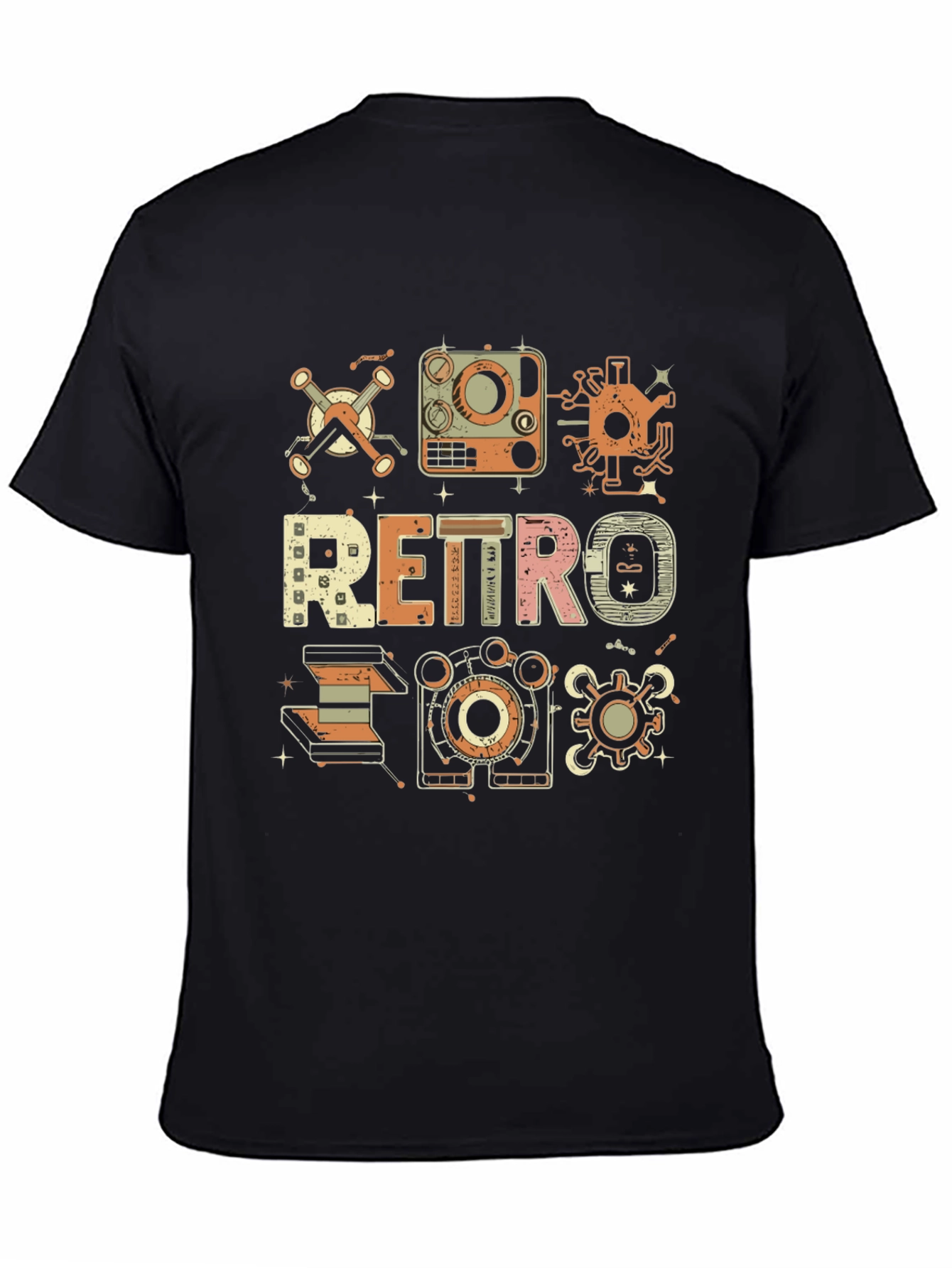 Retro Tech Graphic T-Shirt