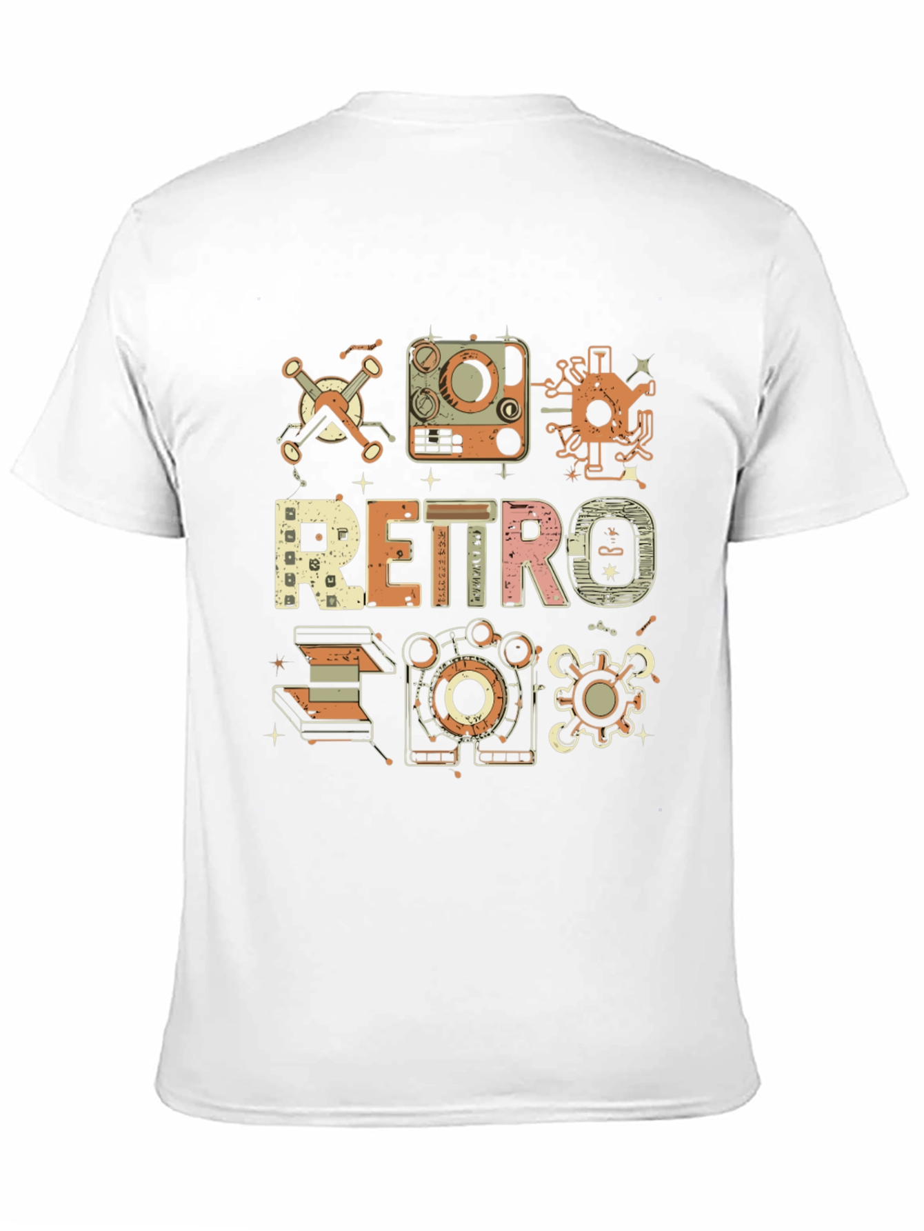 Retro Tech Graphic T-Shirt