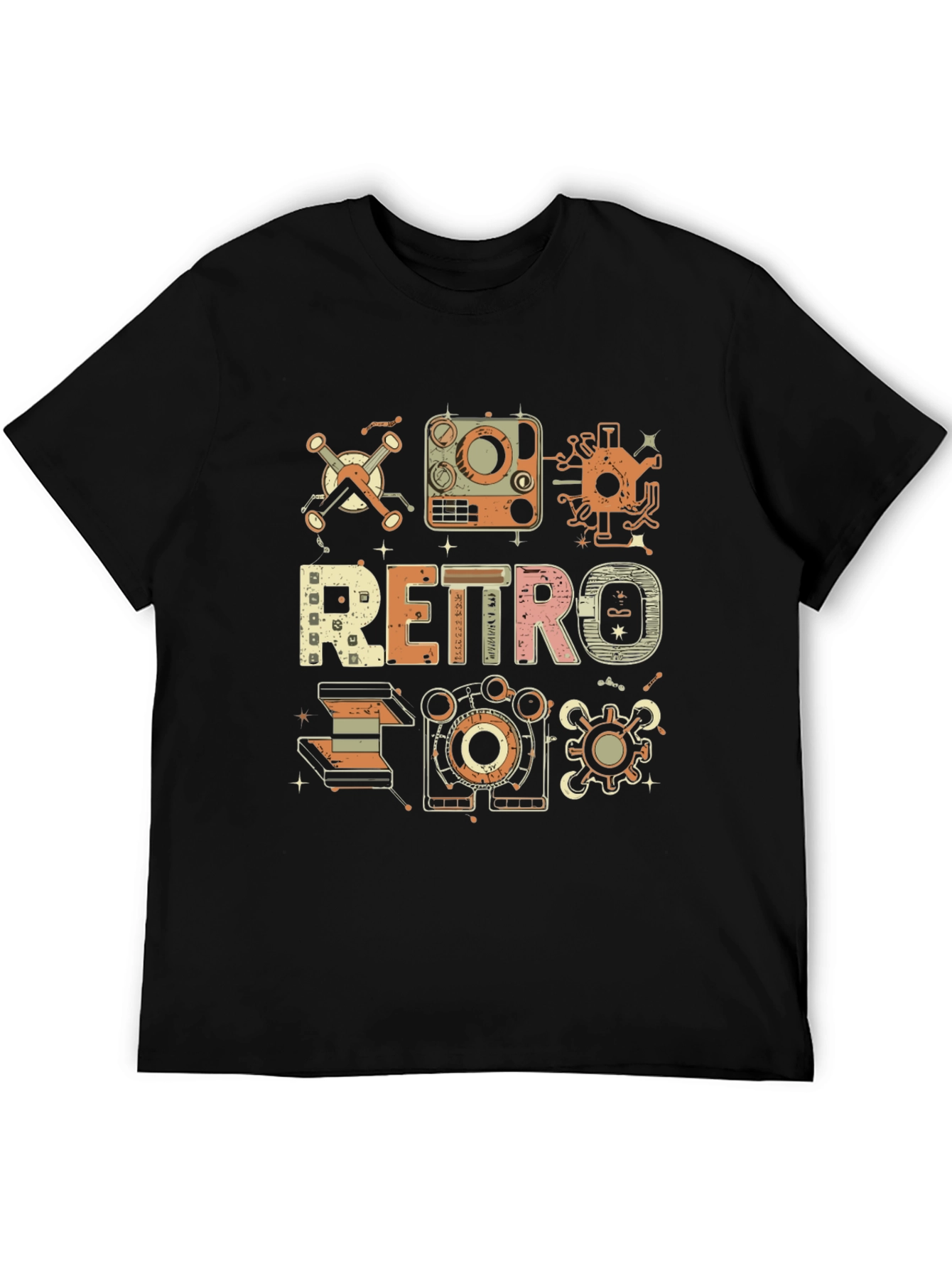 Retro Tech Graphic T-Shirt