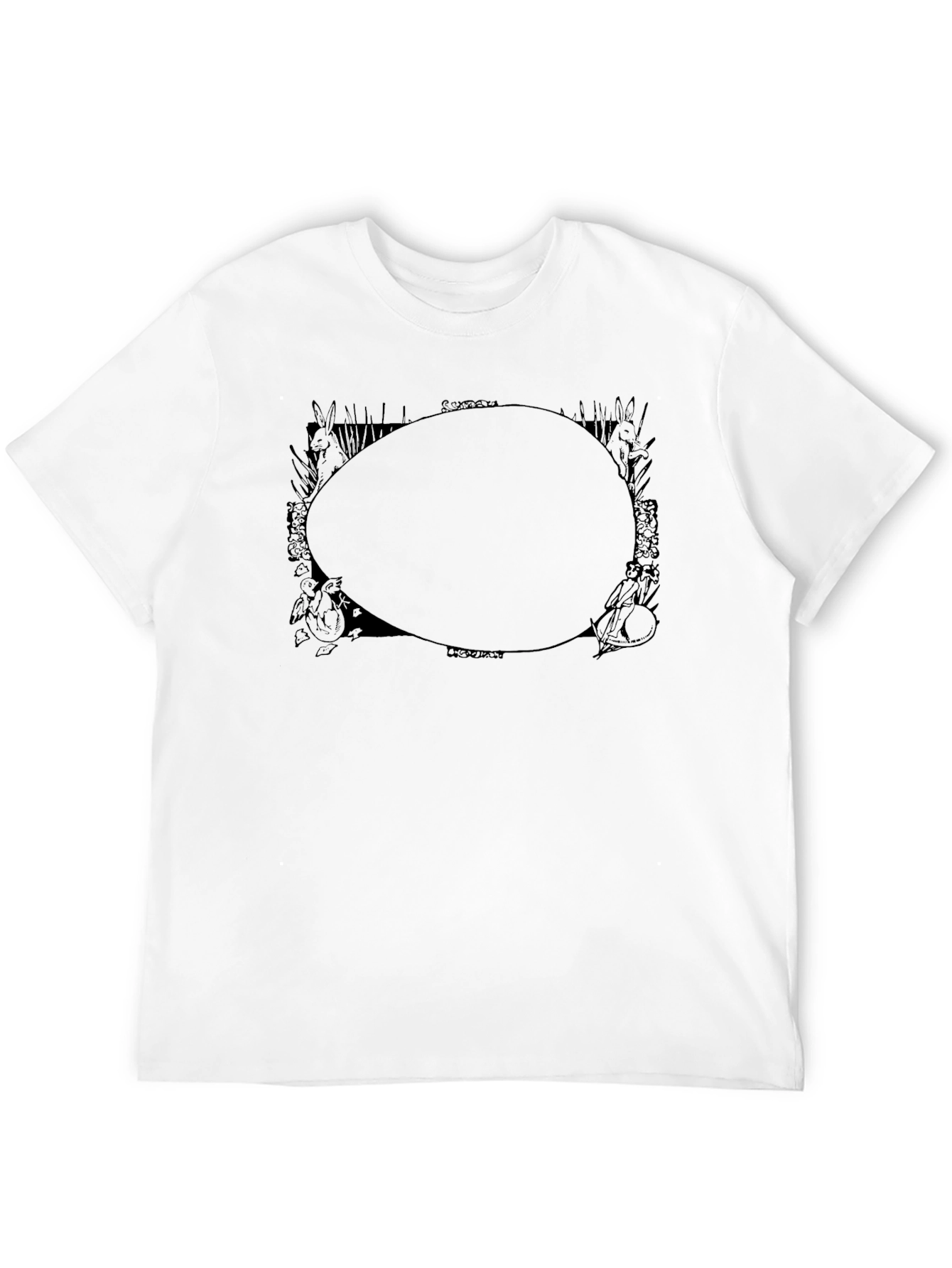 Graphic Print T-Shirt - Black