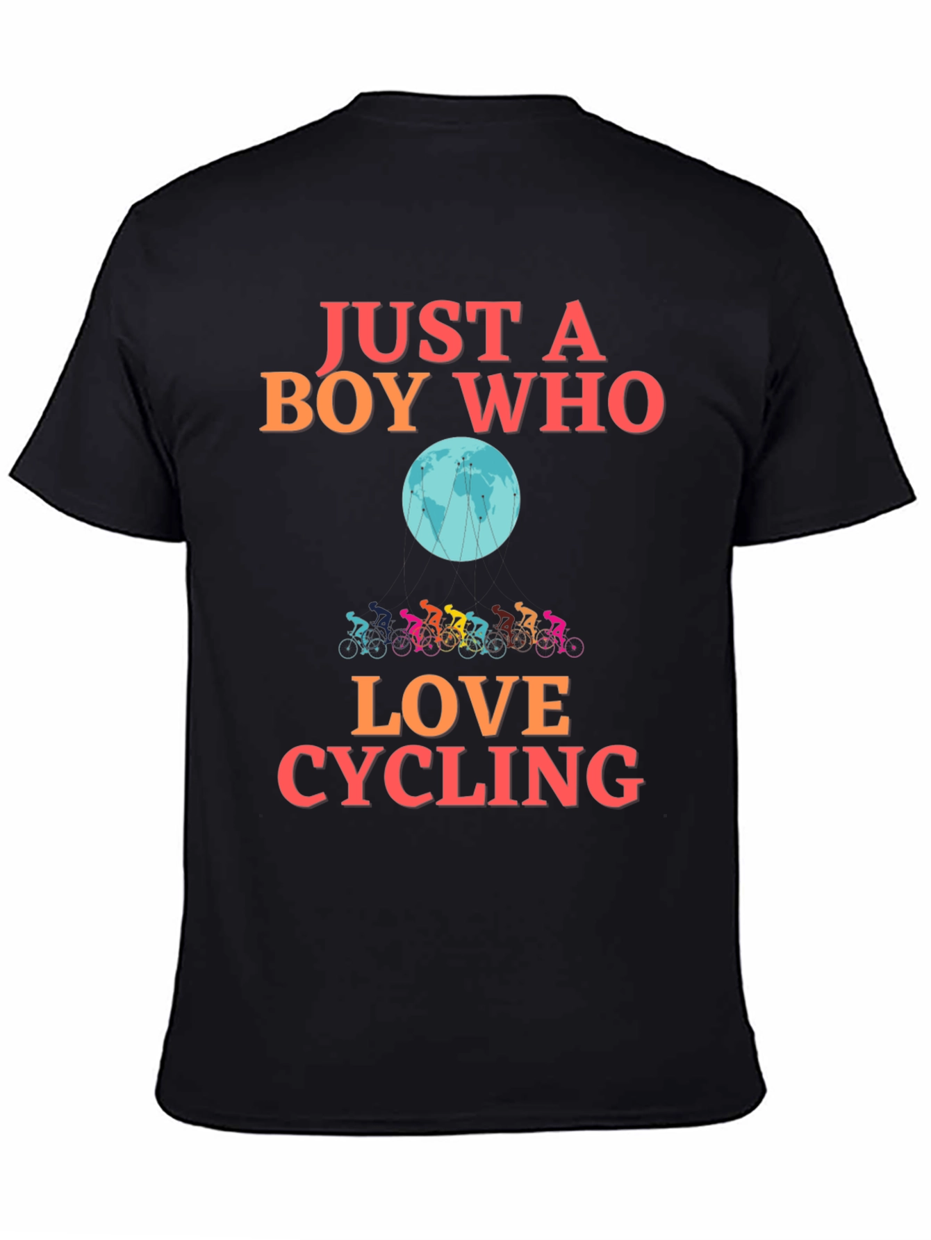 Just a Boy Who Loves Cycling T-Shirt
