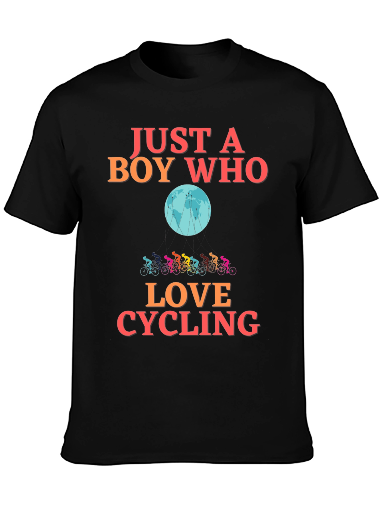 Just a Boy Who Loves Cycling T-Shirt