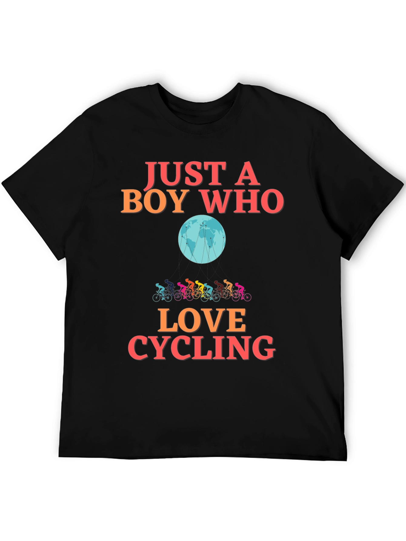 Just a Boy Who Loves Cycling T-Shirt