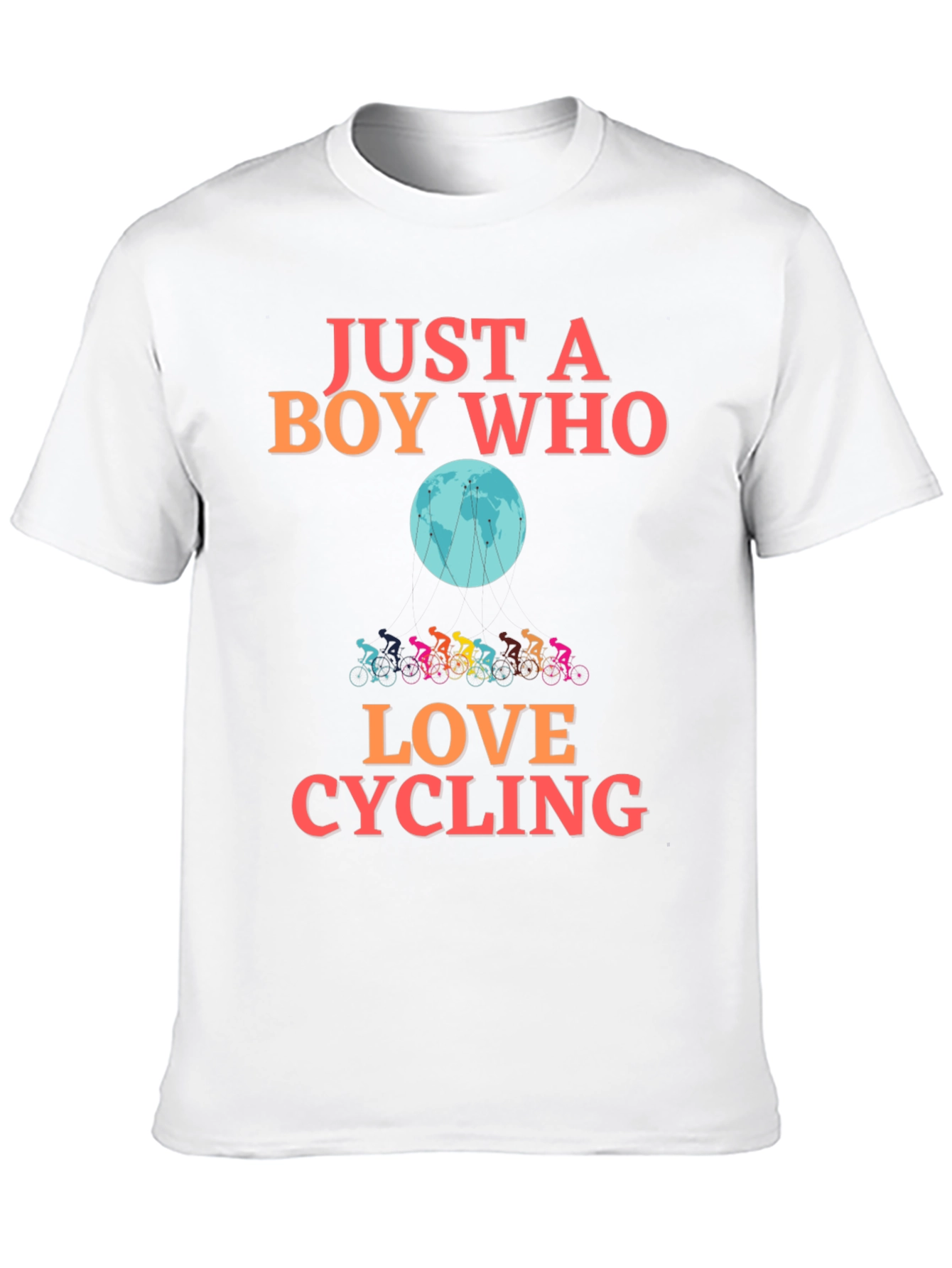 Just a Boy Who Loves Cycling T-Shirt