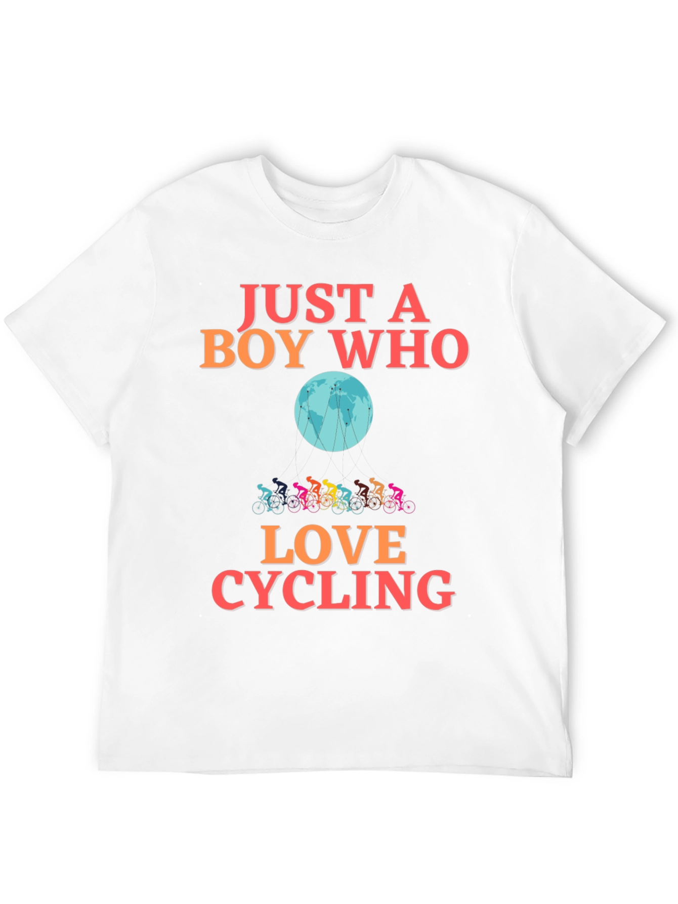 Just a Boy Who Loves Cycling T-Shirt