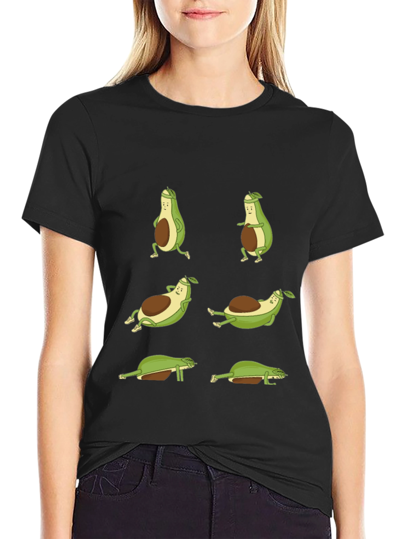 Avocado Yoga T-Shirt - Relaxed Style