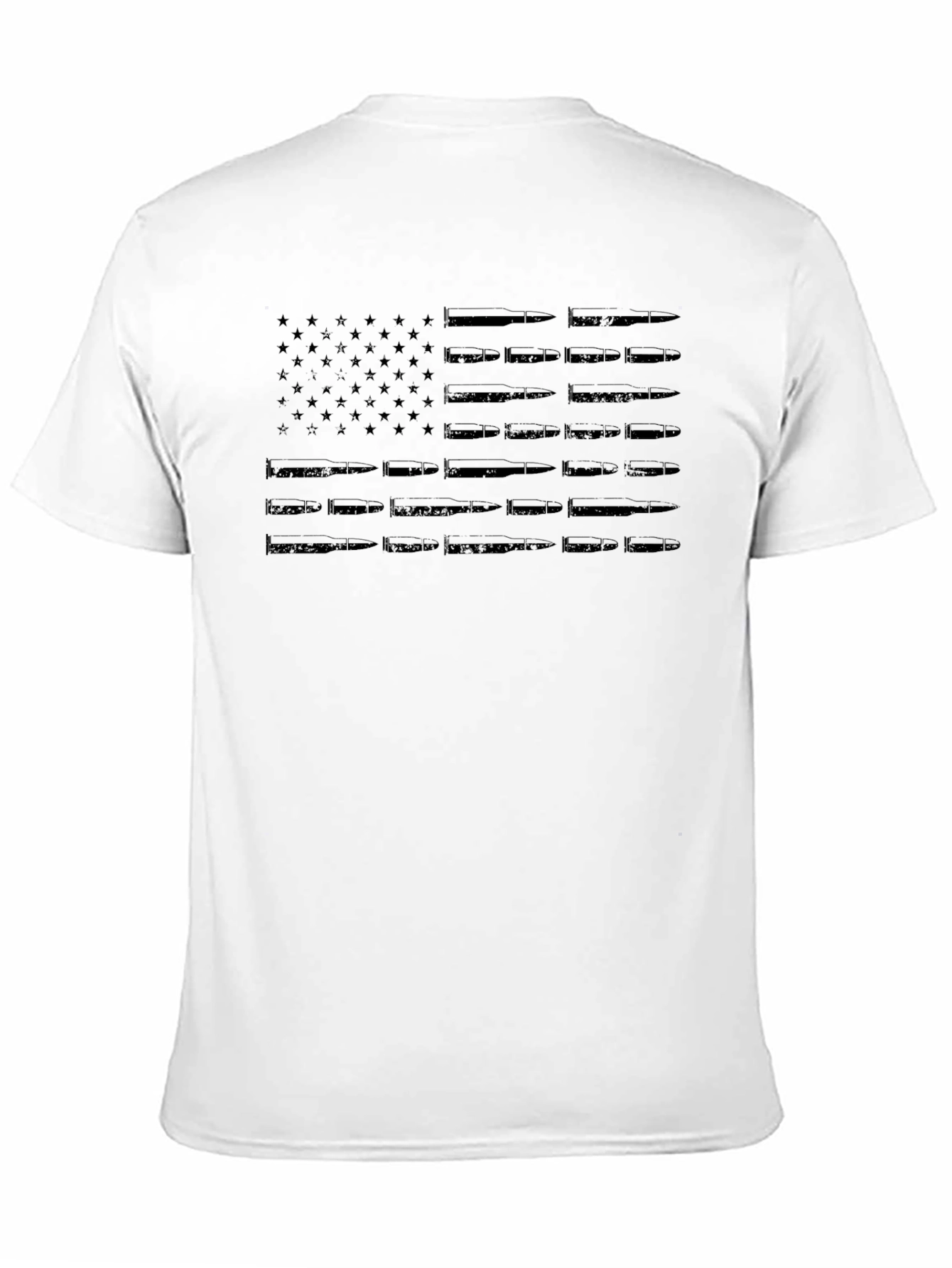 Bullet Flag T-Shirt - Patriotic Style