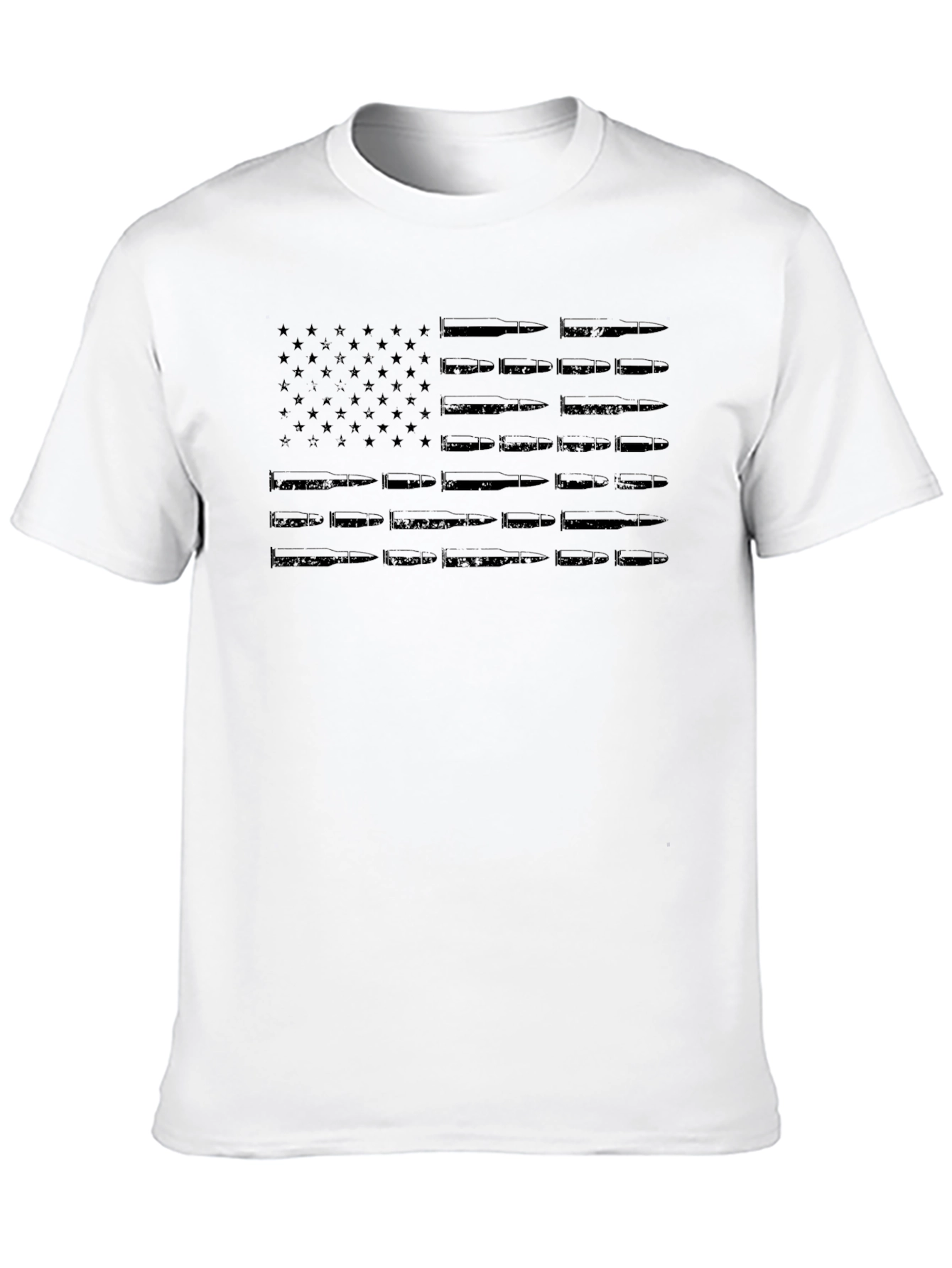Bullet Flag T-Shirt - Patriotic Style