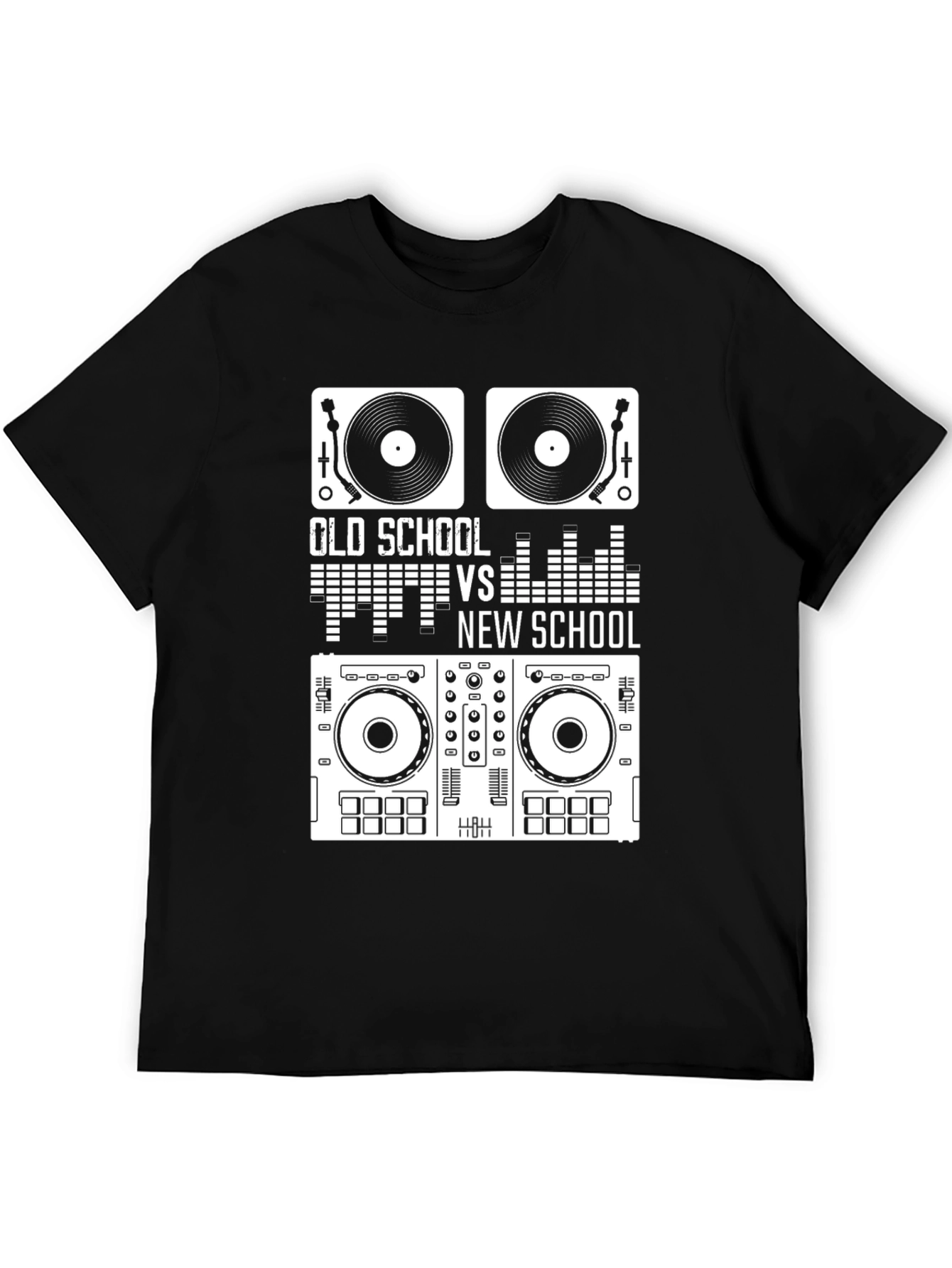 Old School vs New School DJ T-Shirt