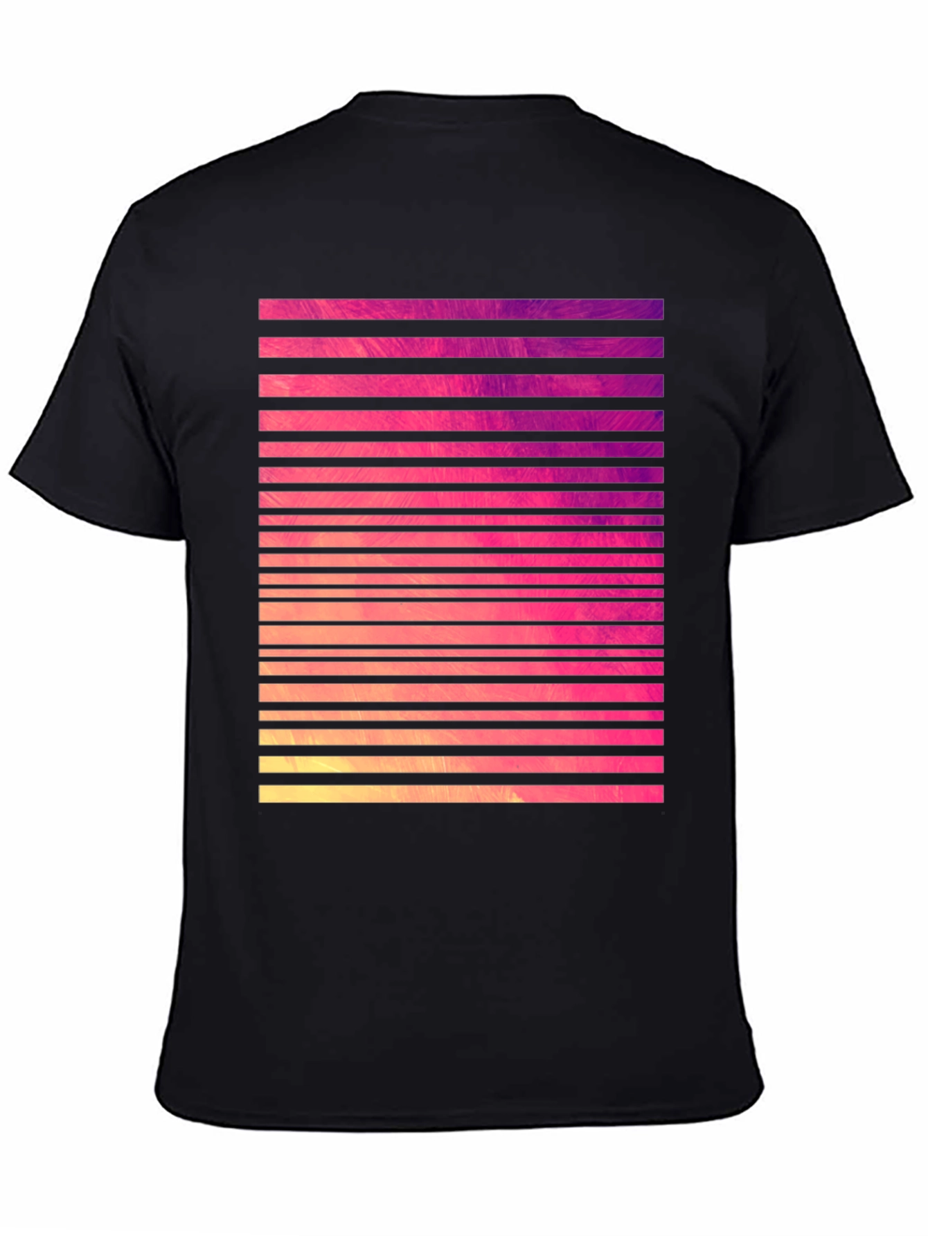 Retro Striped Graphic Tee
