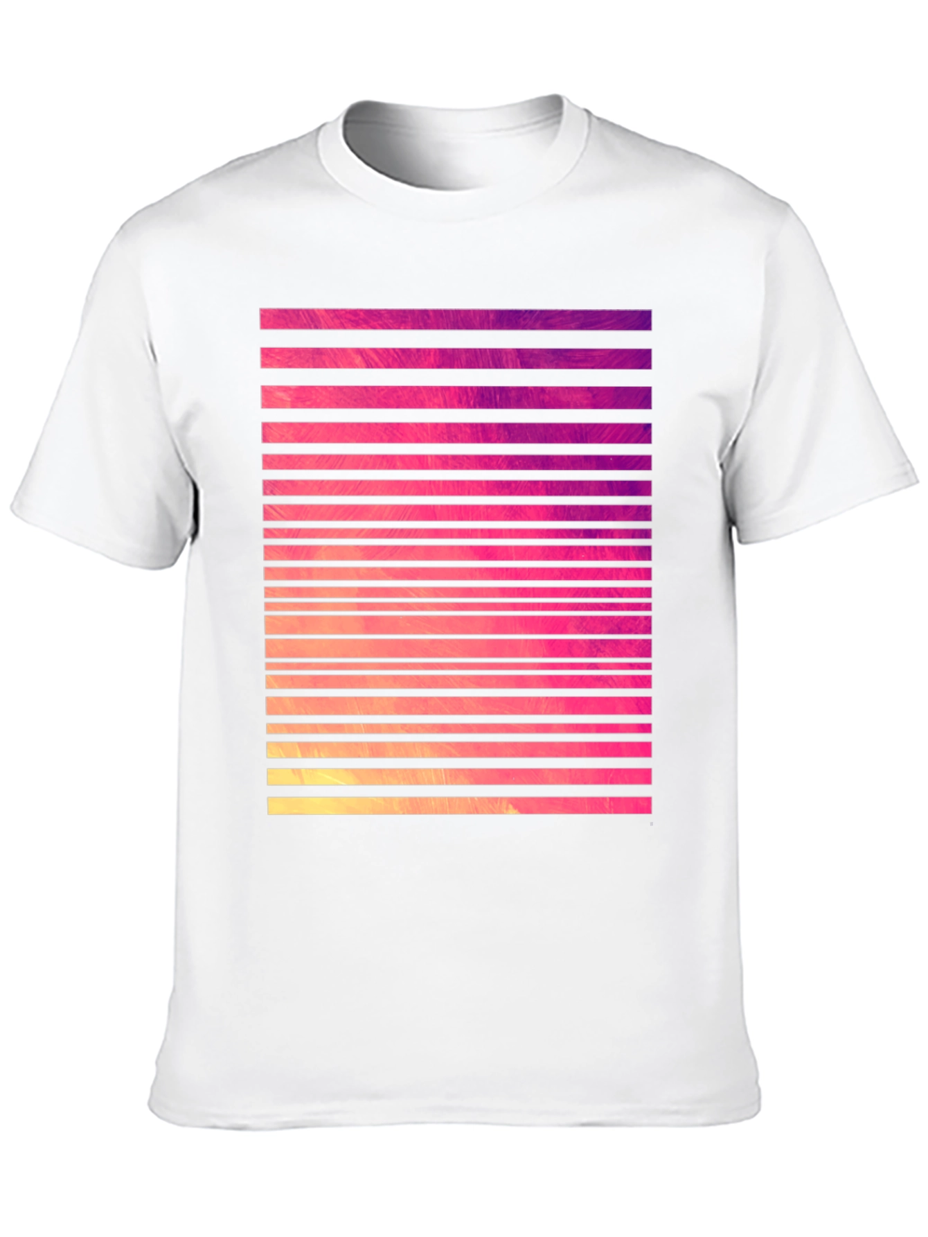 Retro Striped Graphic Tee