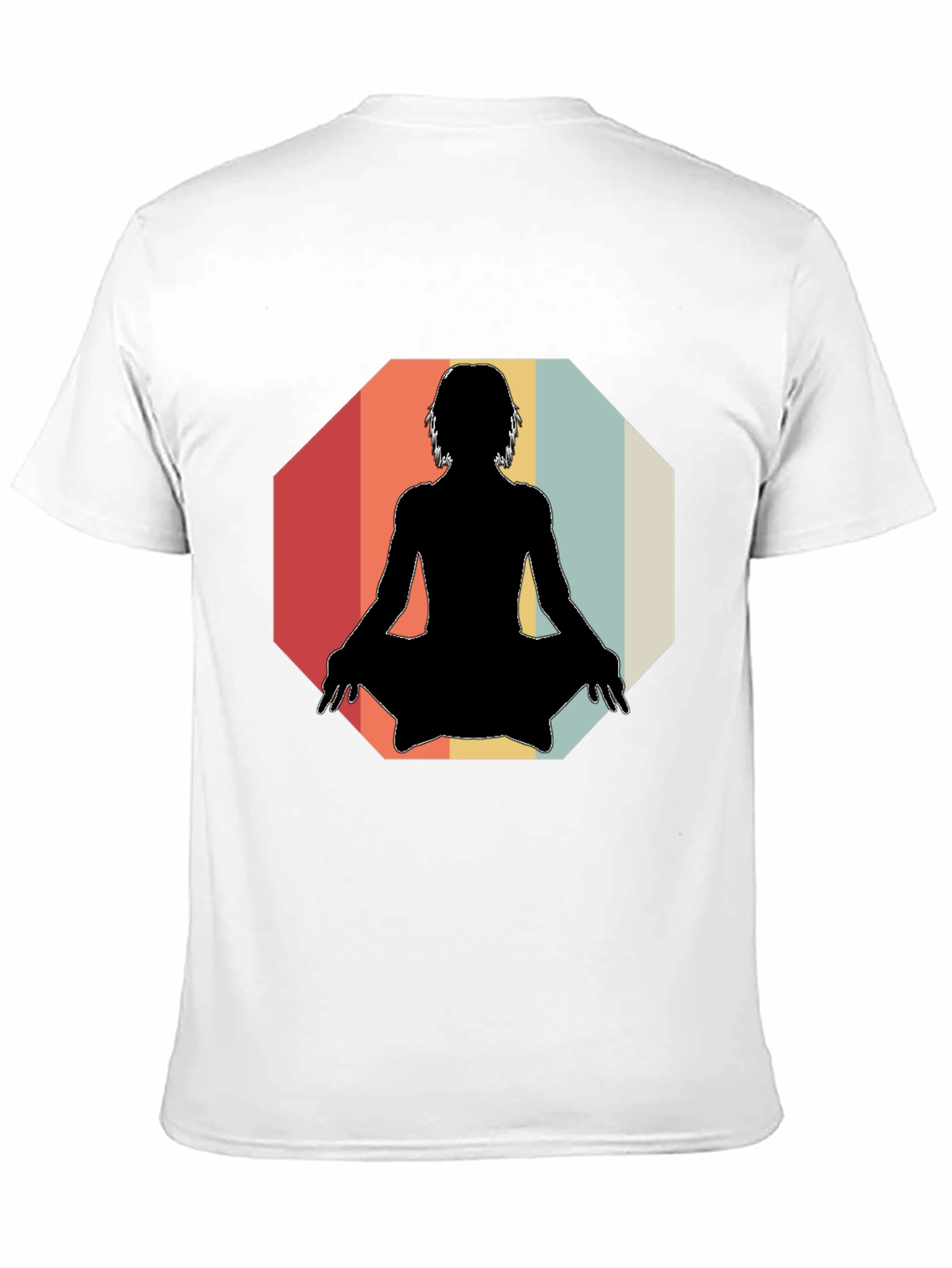 Yoga Silhouette Retro T-Shirt