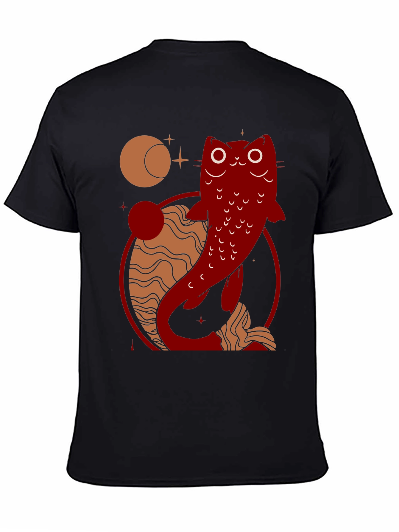 Catfish Graphic Tee - Celestial Design