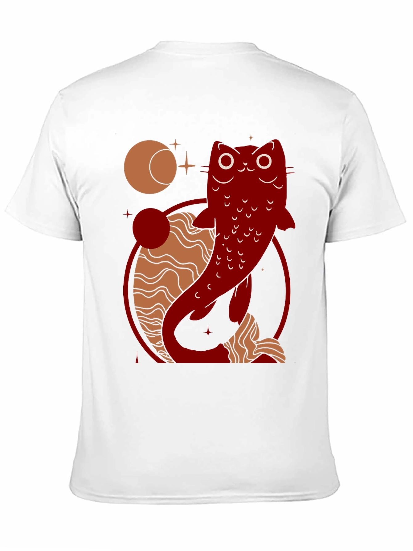 Catfish Graphic Tee - Celestial Design