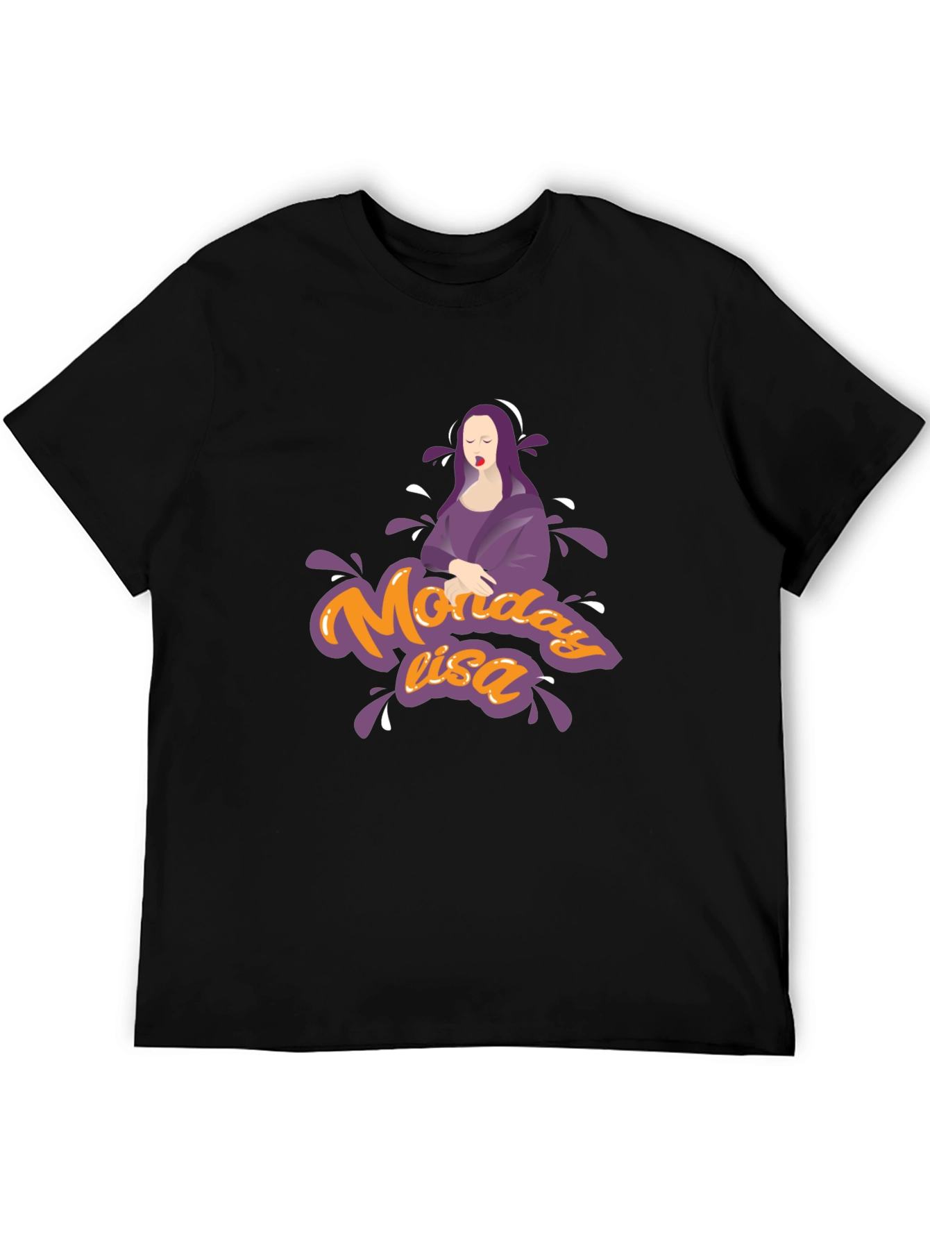 Monday Lisa Graphic Tee - Unique Design T-Shirt