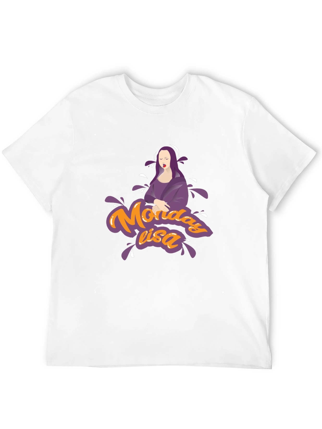 Monday Lisa Graphic Tee - Unique Design T-Shirt