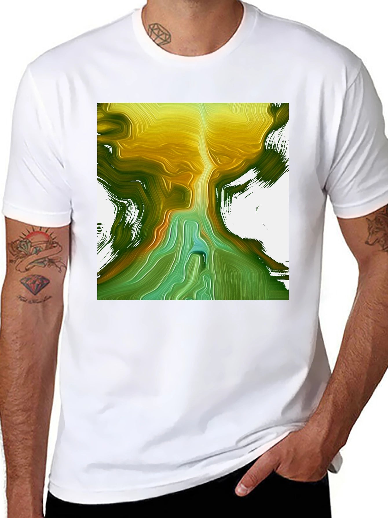 Abstract Art T-Shirt - Unique Design
