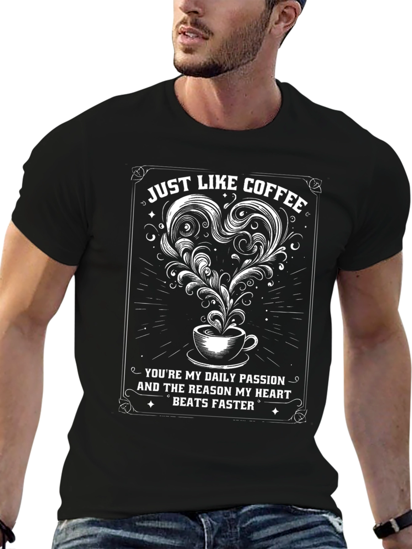 Coffee Lover T-Shirt - Passion & Heart
