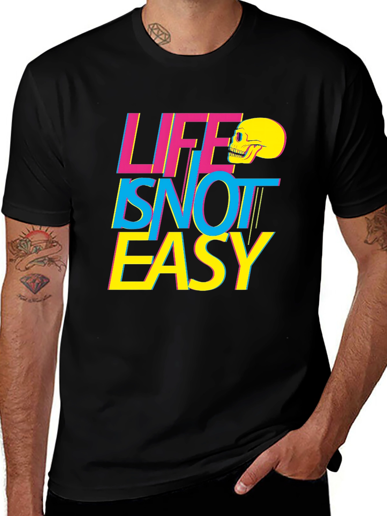 Life Isnt Easy T-Shirt Graphic Tee