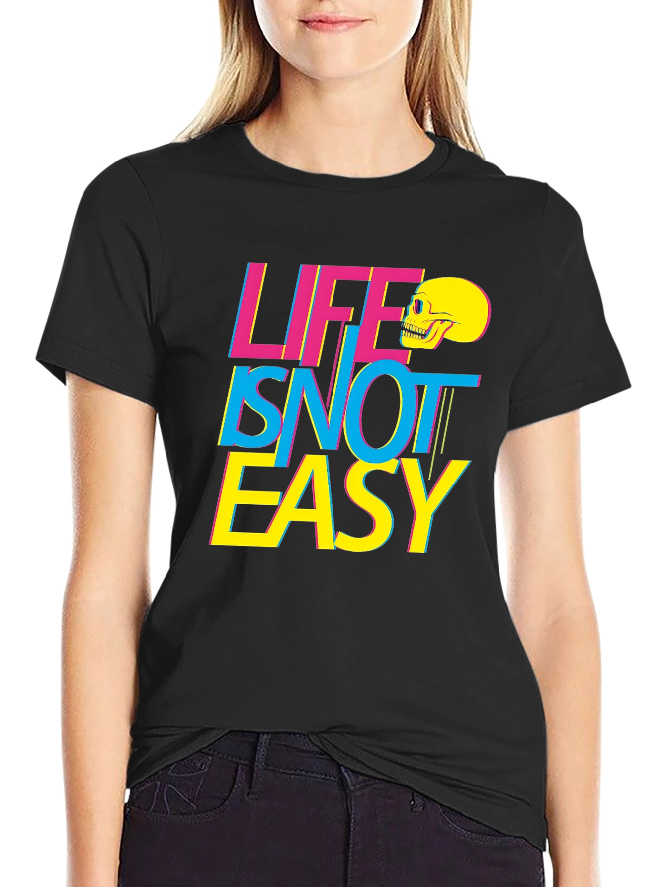 Life Isnt Easy T-Shirt Graphic Tee