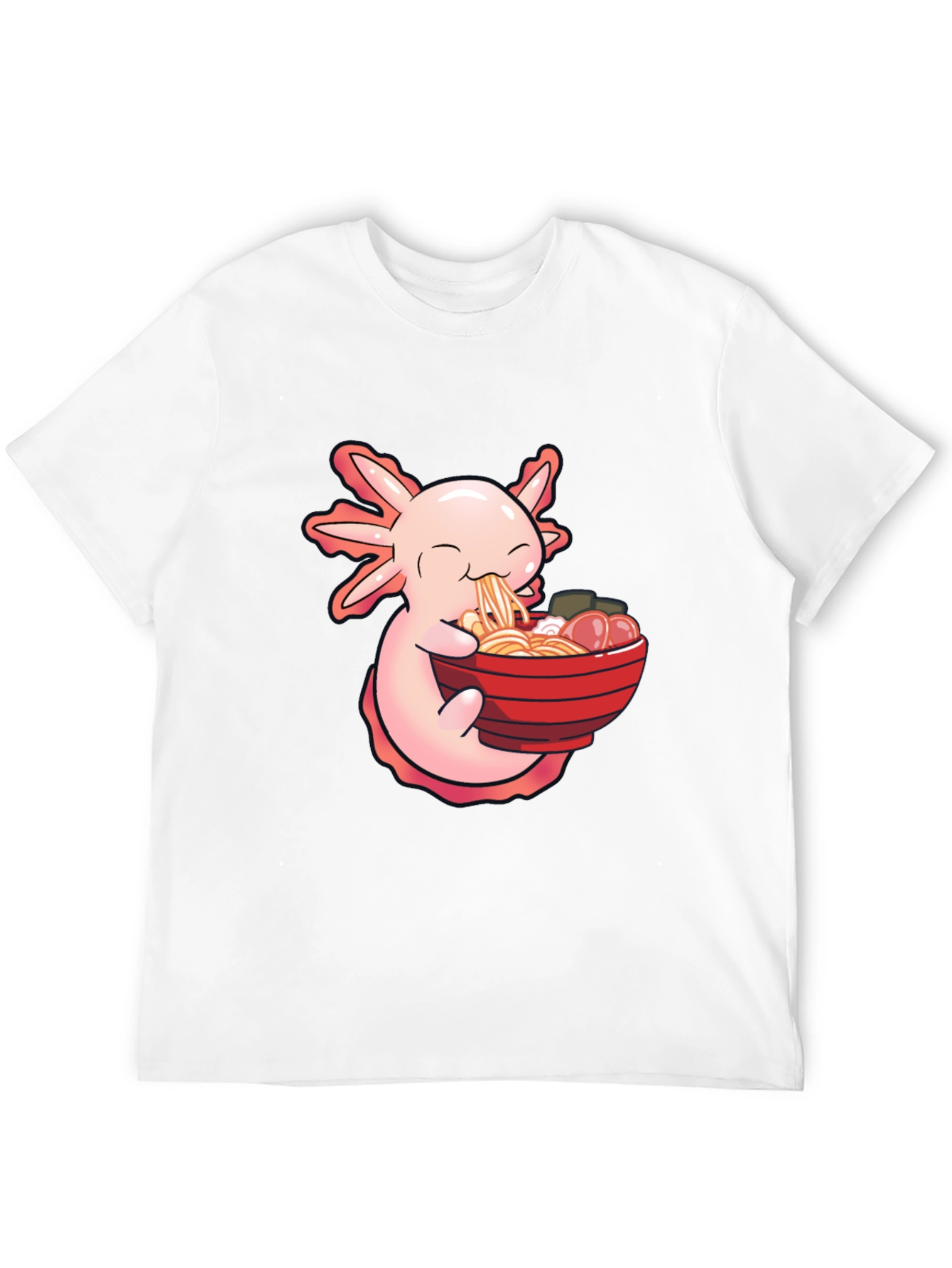 Axolotl Ramen Black T-Shirt