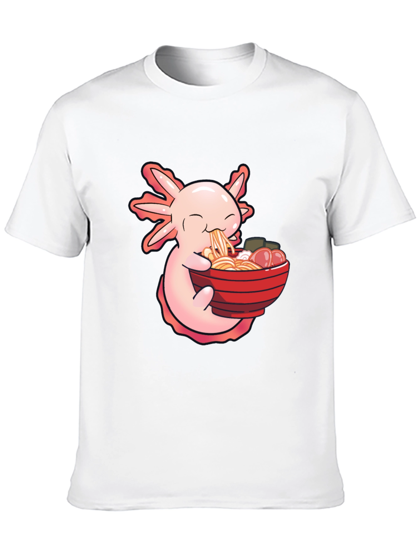 Axolotl Ramen Black T-Shirt