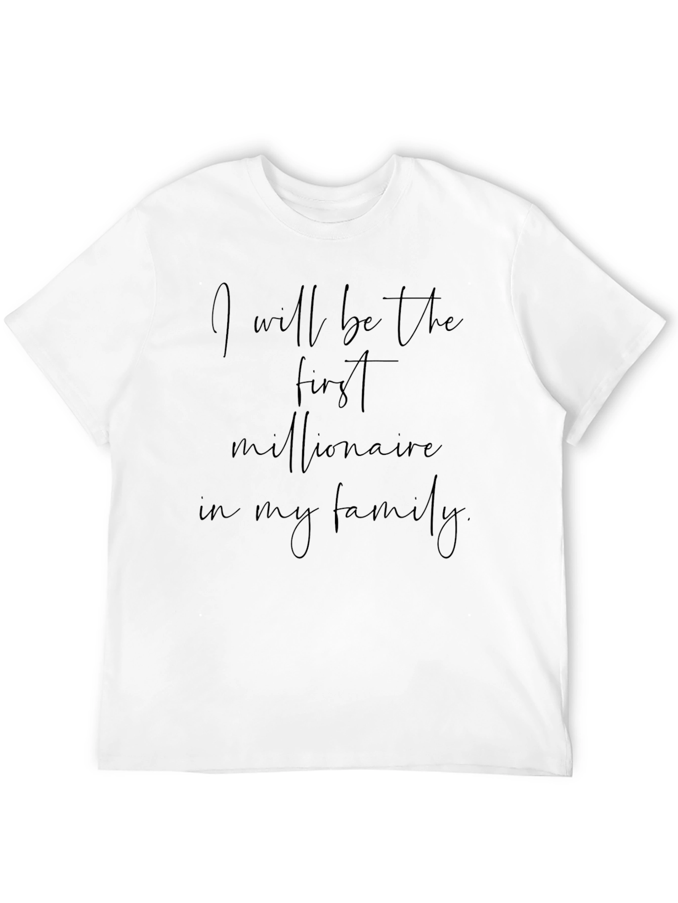 Millionaire Family Black Tee