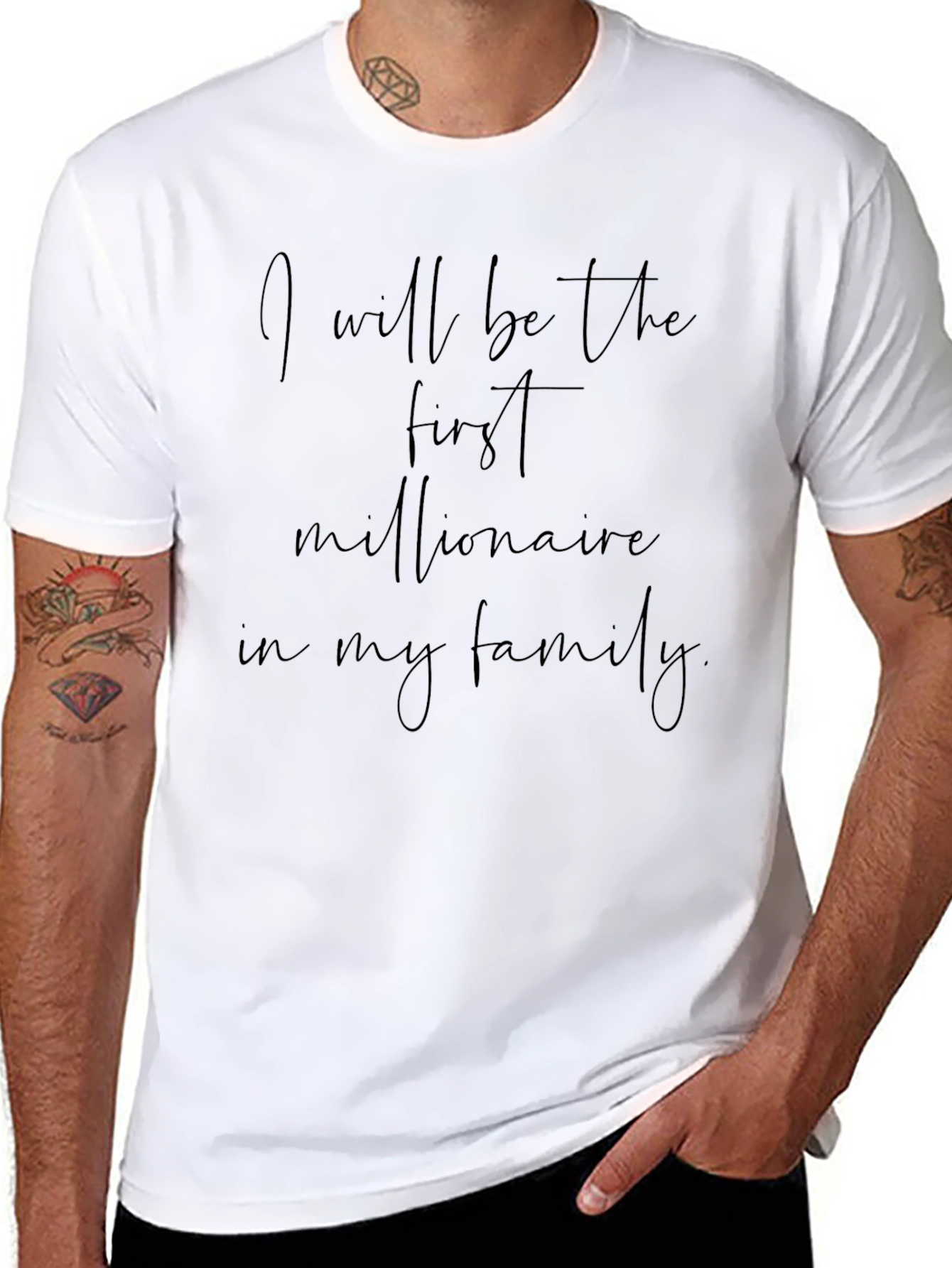 Millionaire Family Black Tee