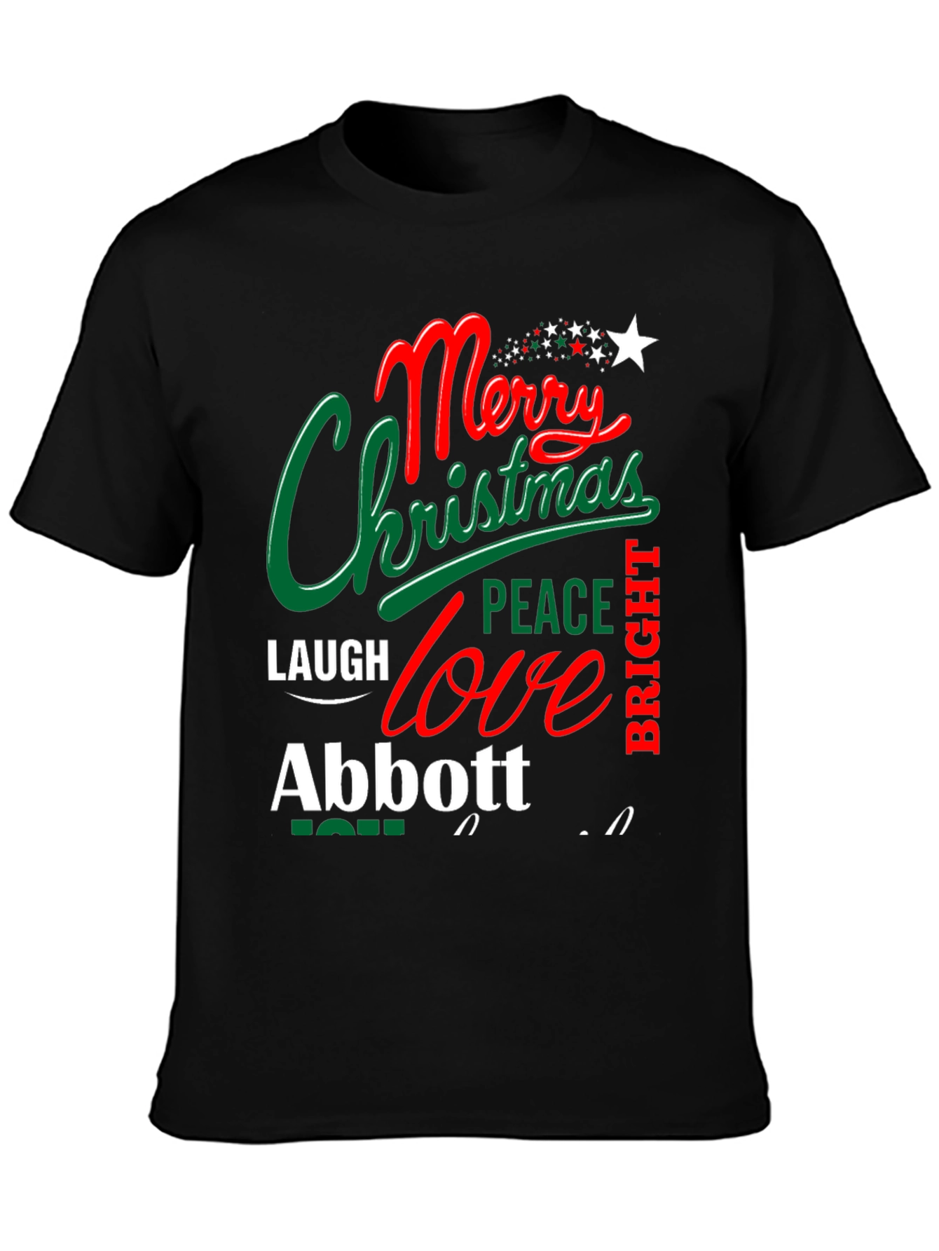 Merry Christmas Abbott Graphic T-Shirt