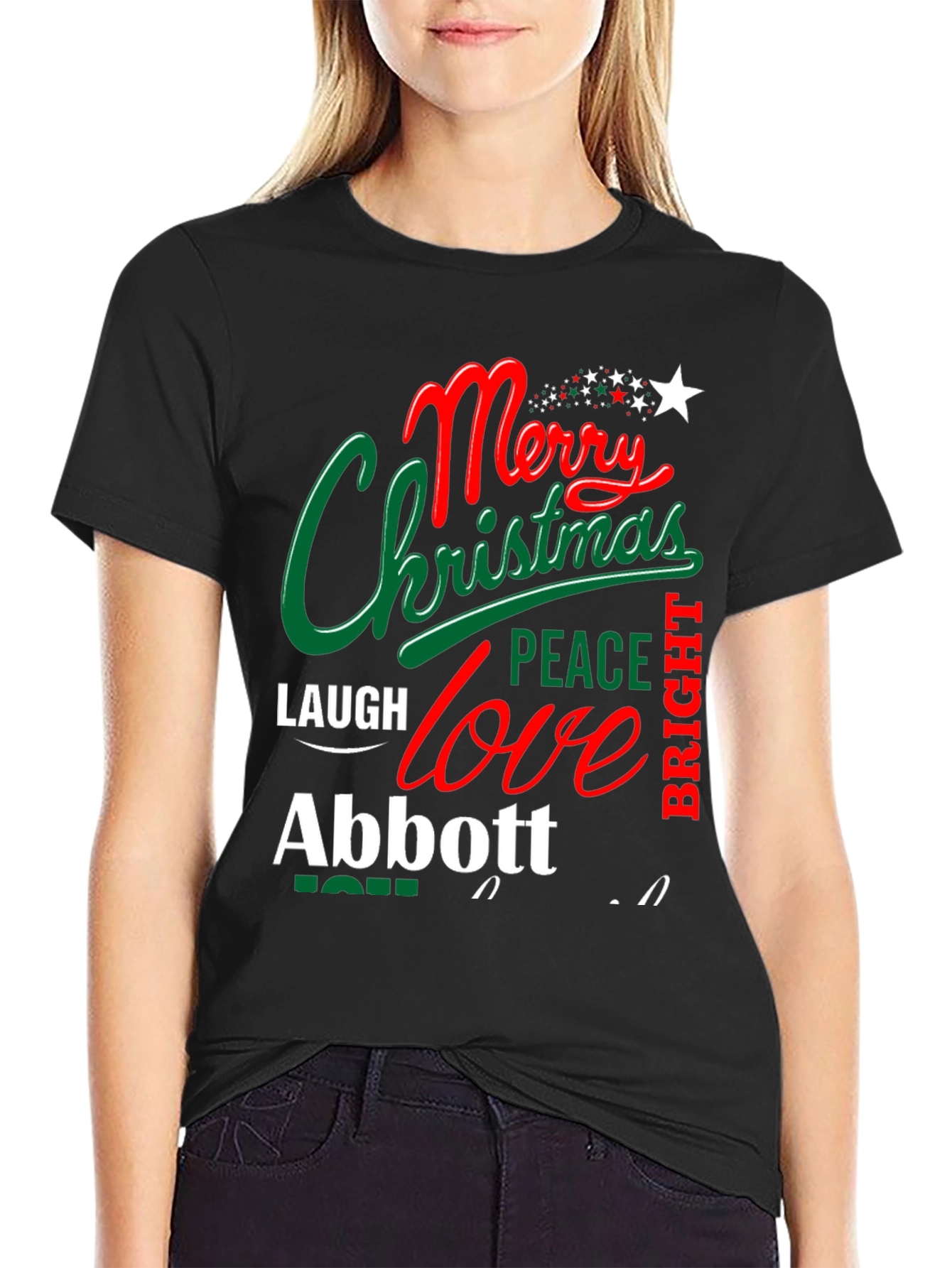 Merry Christmas Abbott Graphic T-Shirt