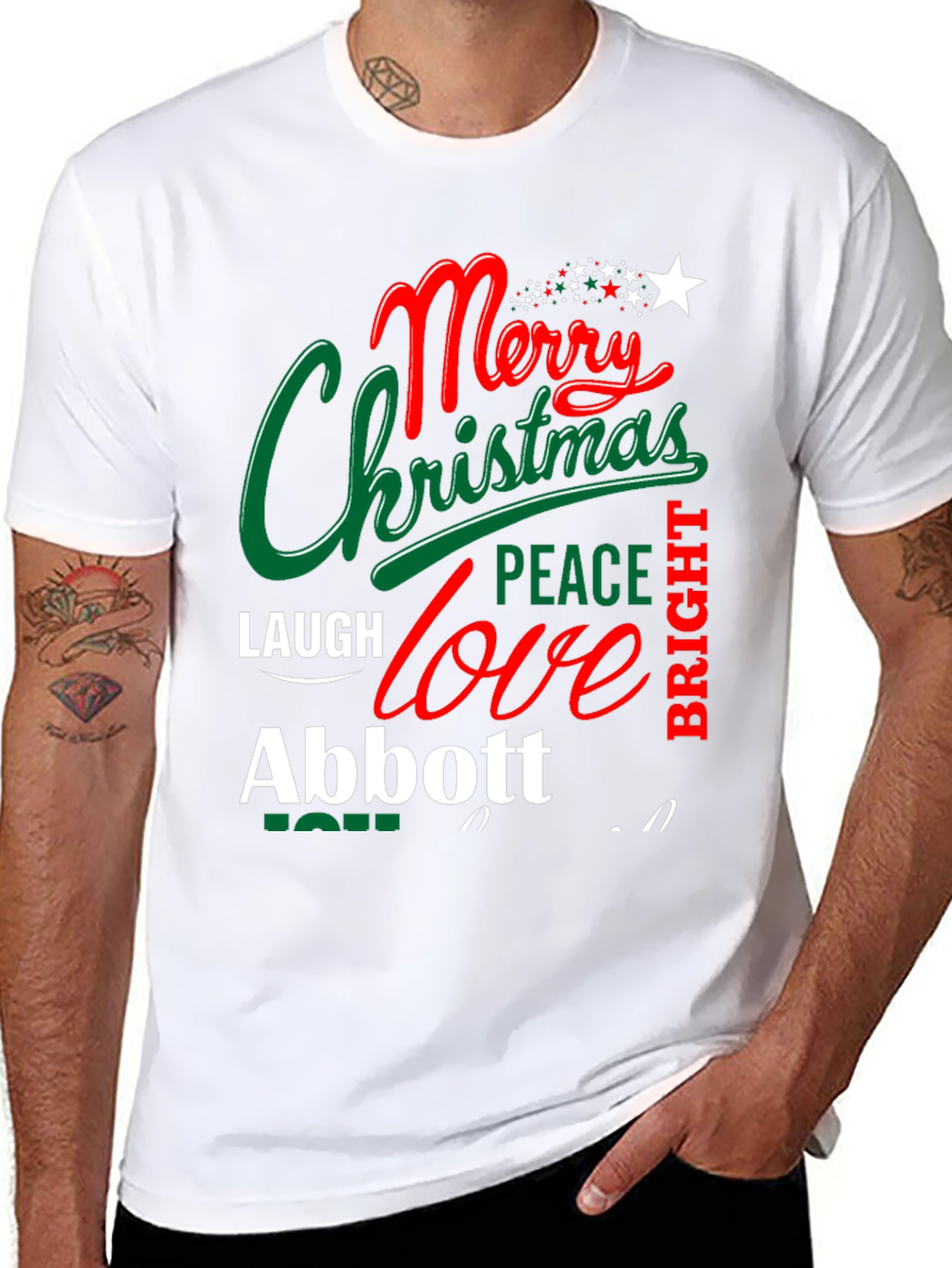 Merry Christmas Abbott Graphic T-Shirt