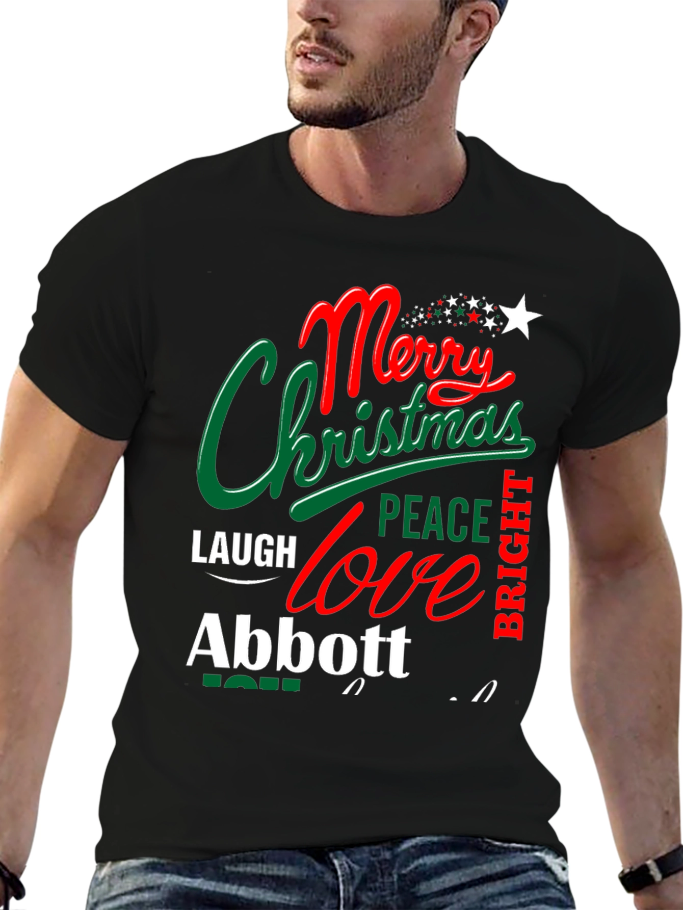 Merry Christmas Abbott Graphic T-Shirt