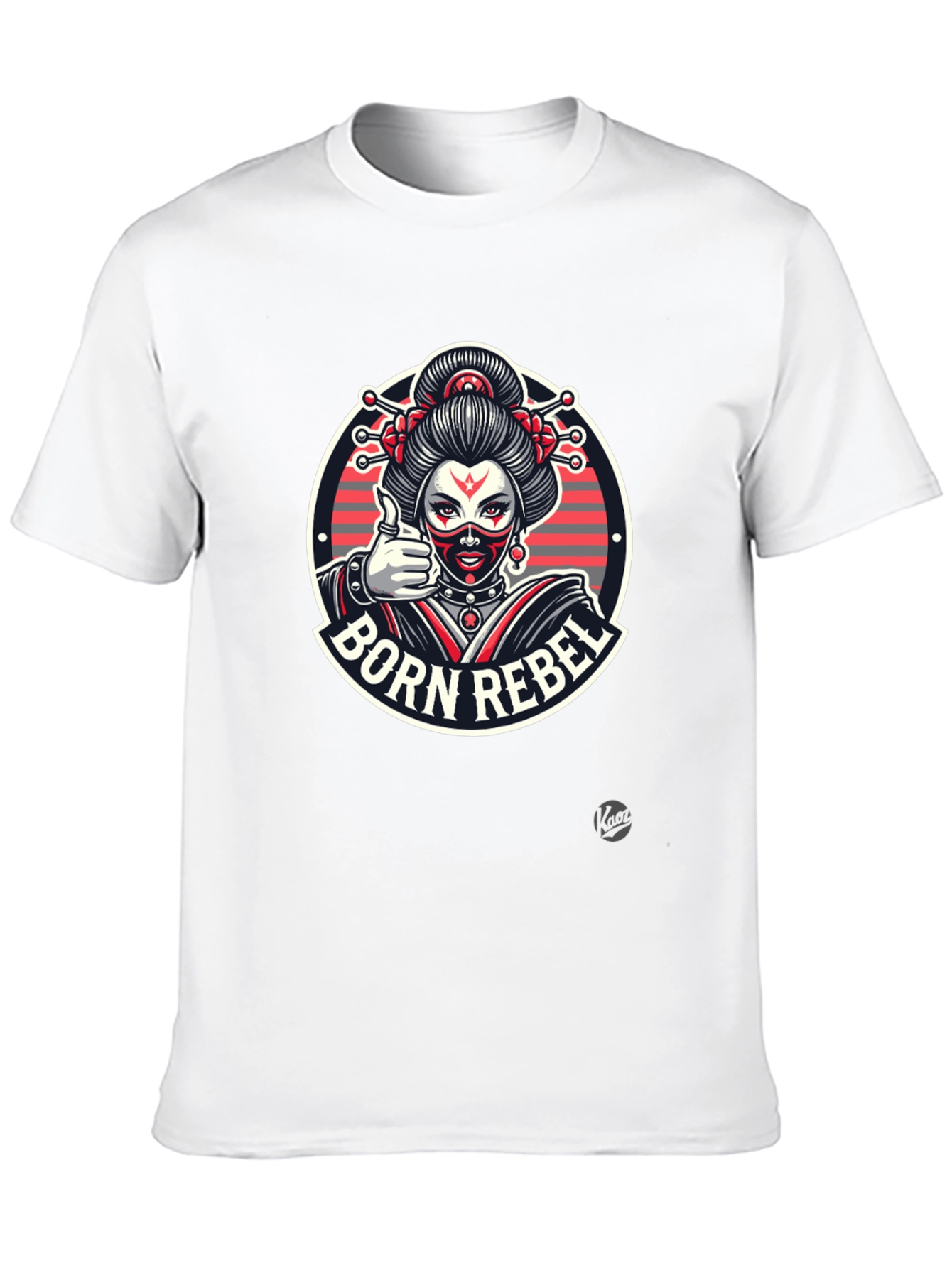 Born Rebel Graphic Tee - Black Unisex T-Shirt