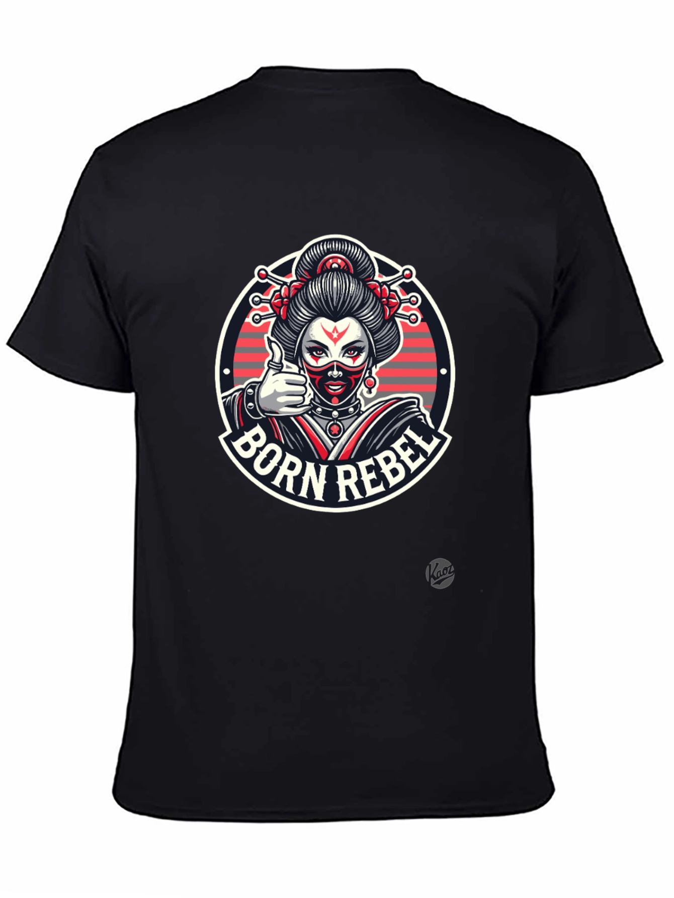 Born Rebel Graphic Tee - Black Unisex T-Shirt