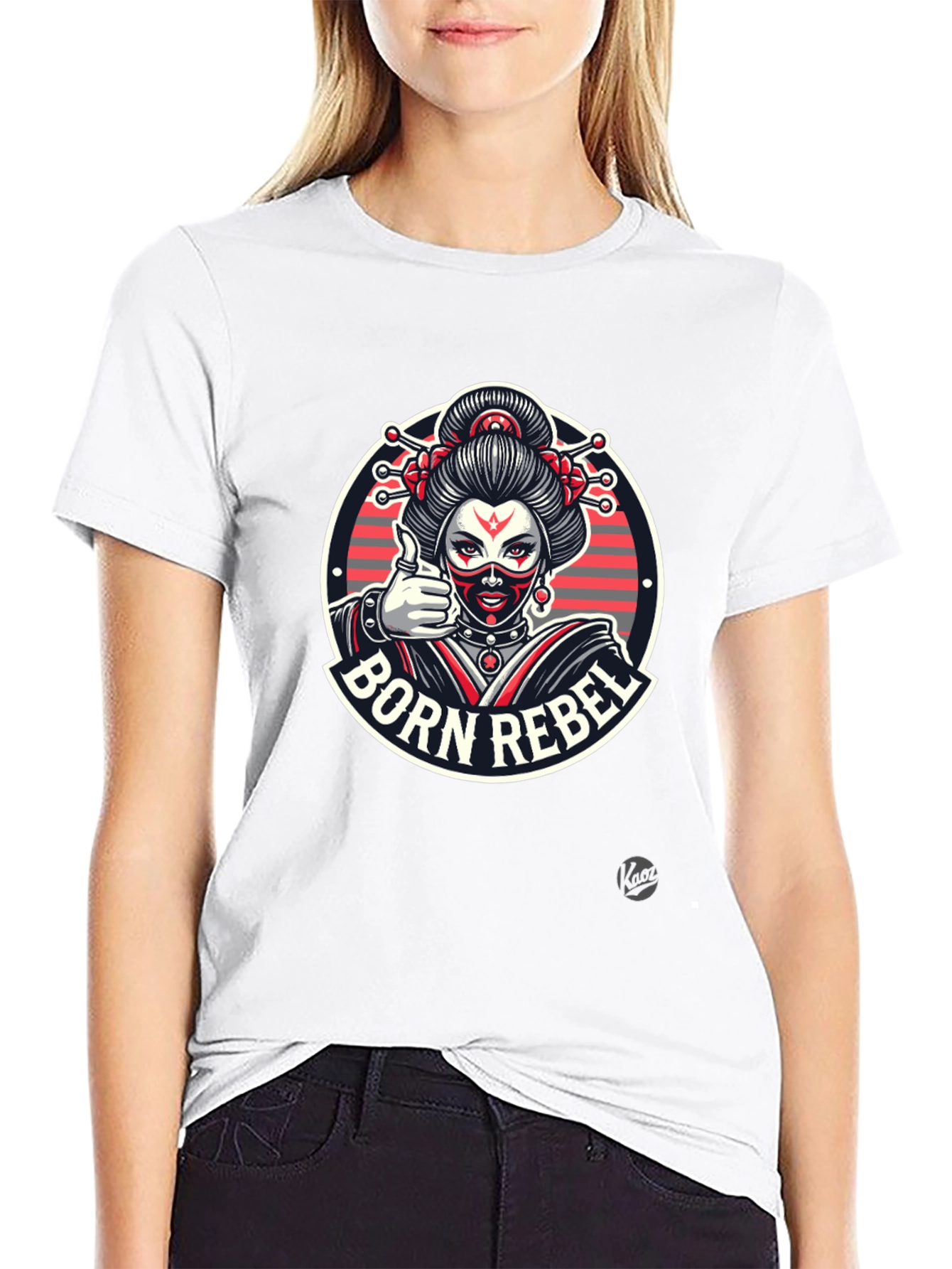 Born Rebel Graphic Tee - Black Unisex T-Shirt