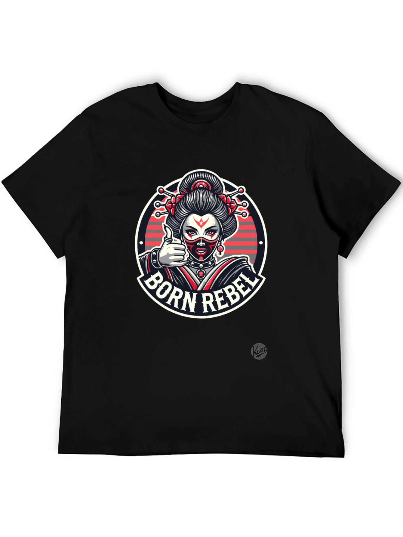 Born Rebel Graphic Tee - Black Unisex T-Shirt