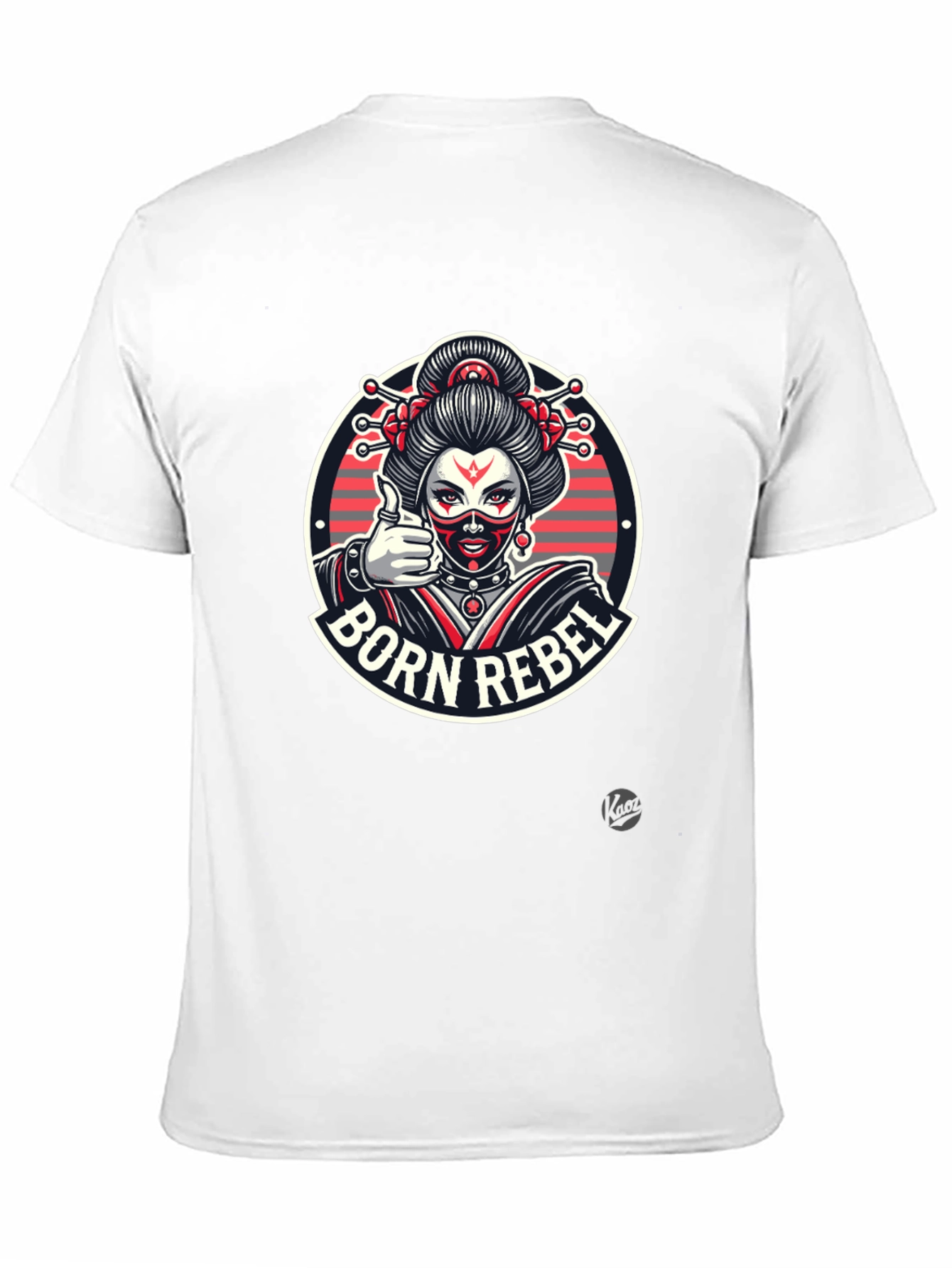 Born Rebel Graphic Tee - Black Unisex T-Shirt