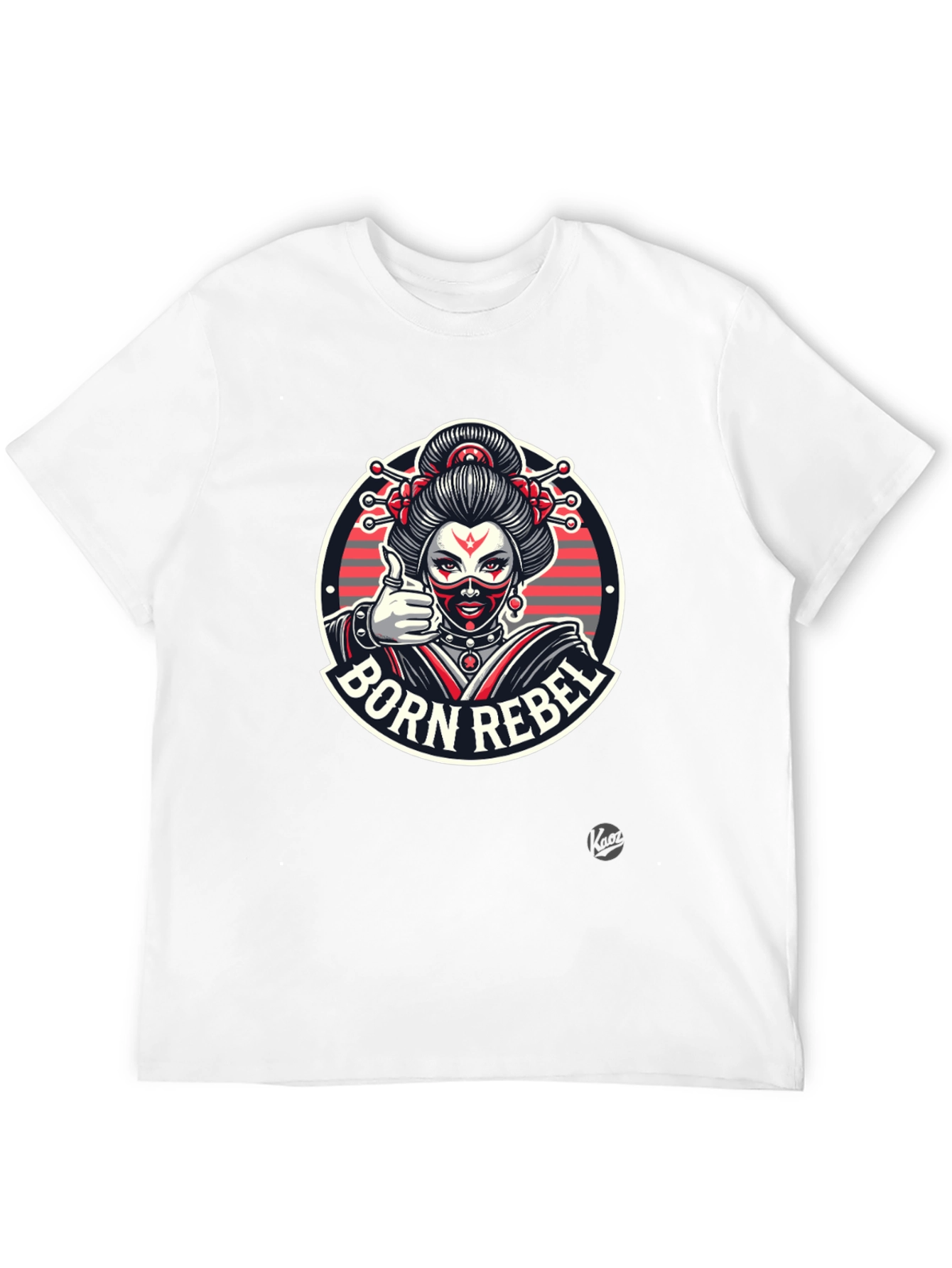 Born Rebel Graphic Tee - Black Unisex T-Shirt