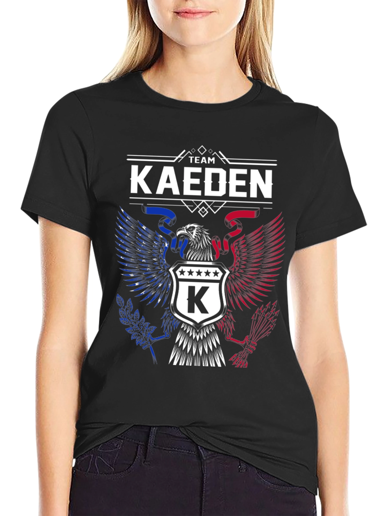 Team Kaeden Patriotic Eagle T-Shirt