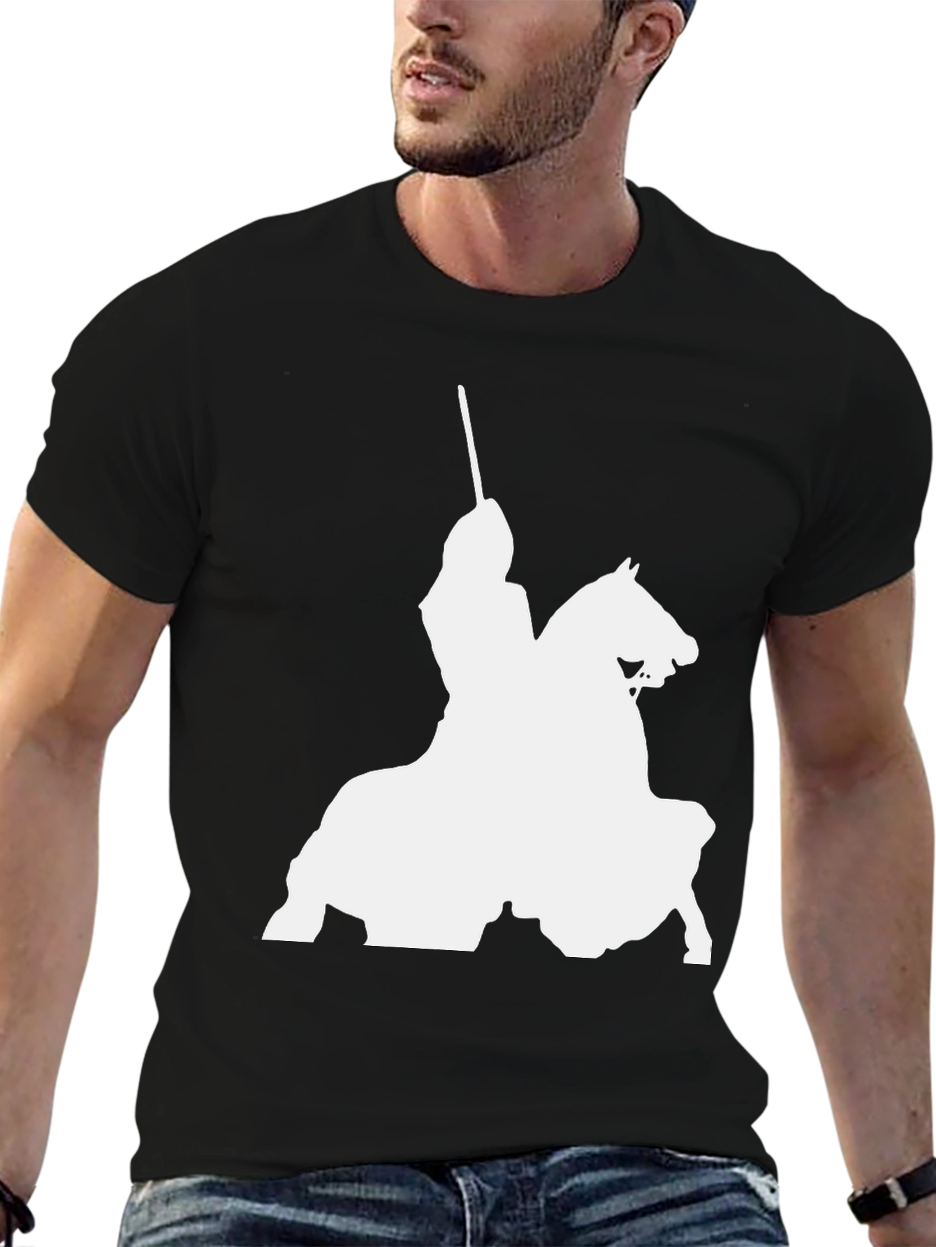 Knight On Horse T-Shirt - Bold Graphic Tee