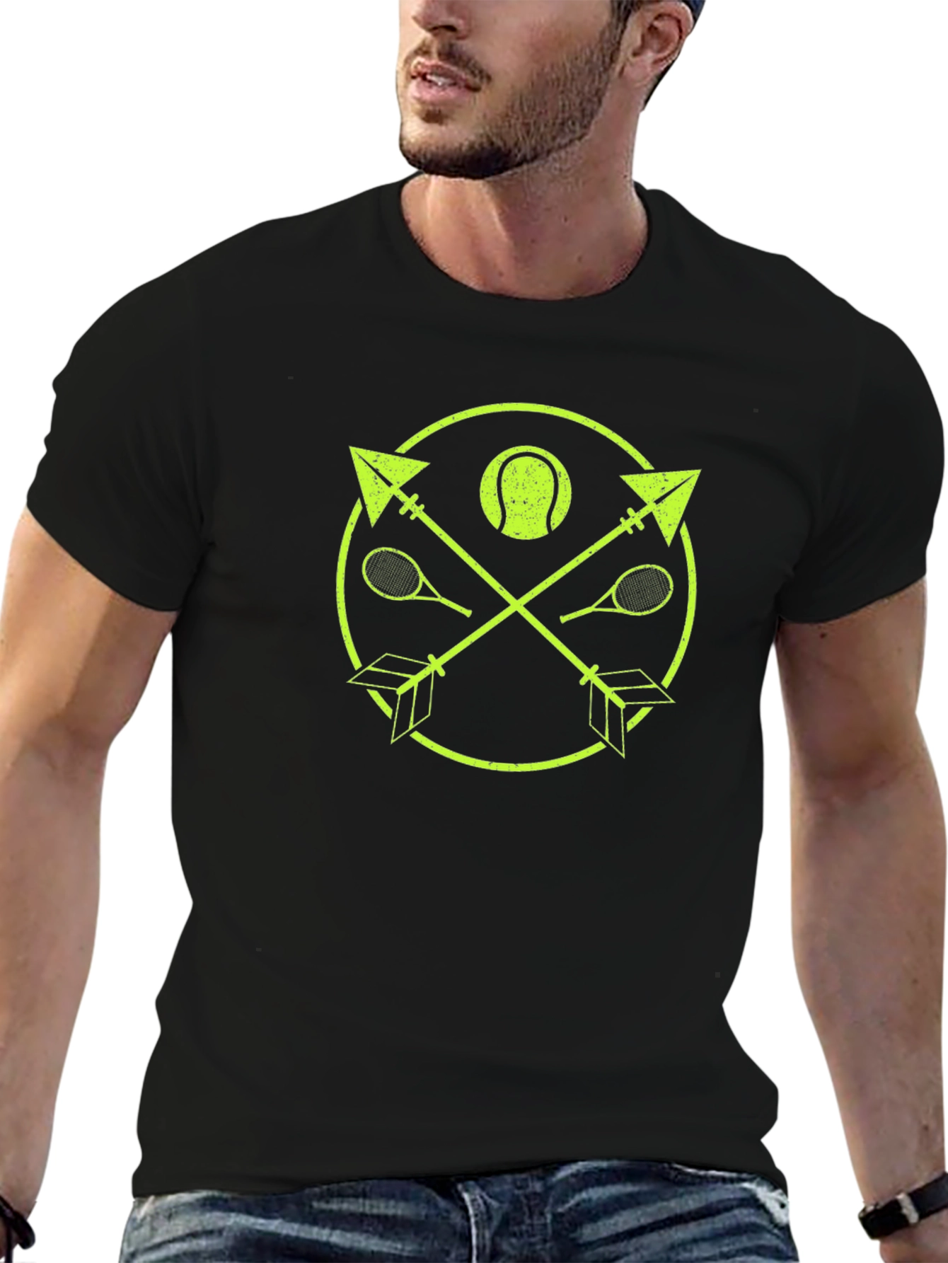 Tennis Arrows Graphic T-Shirt