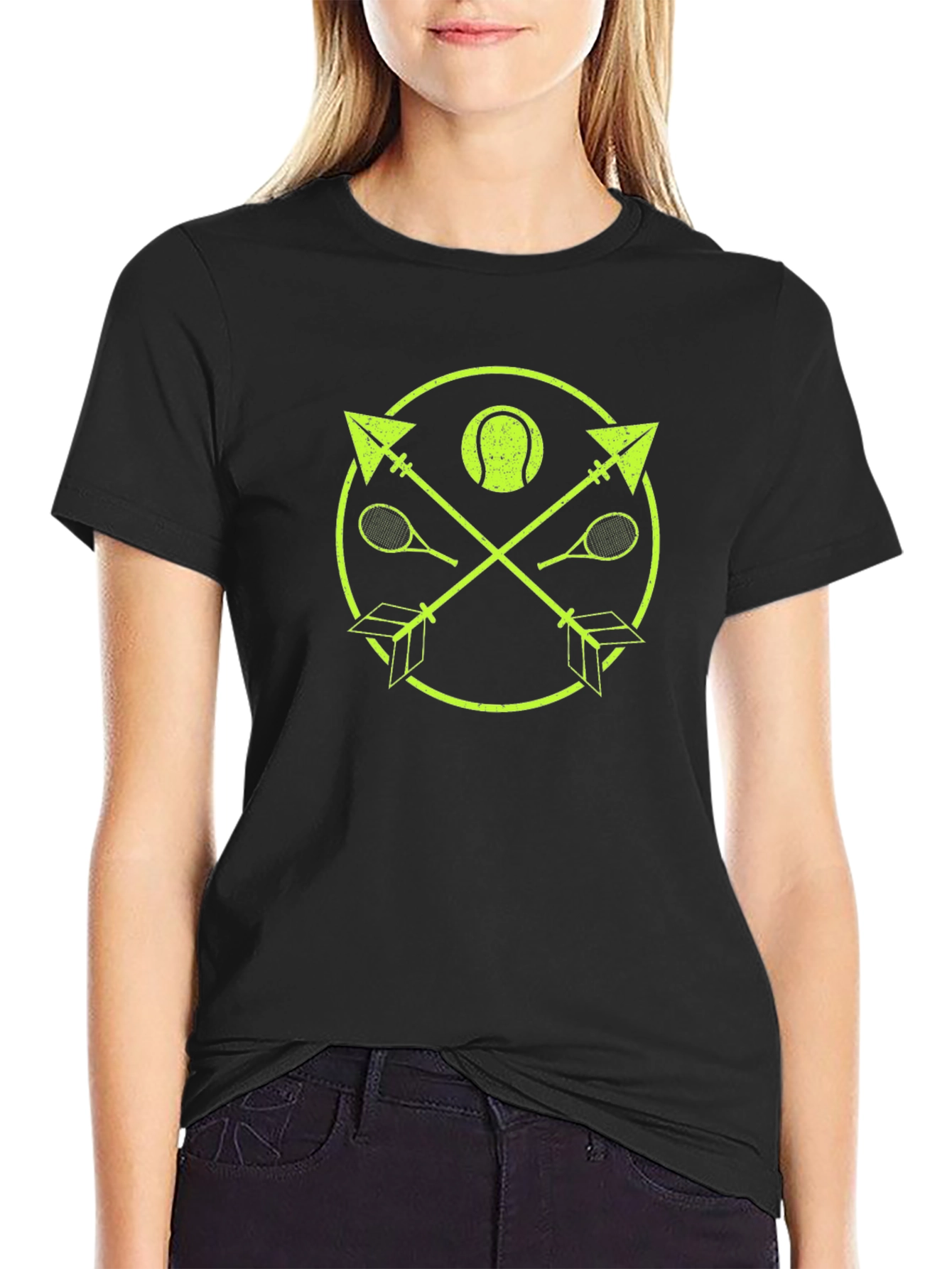 Tennis Arrows Graphic T-Shirt