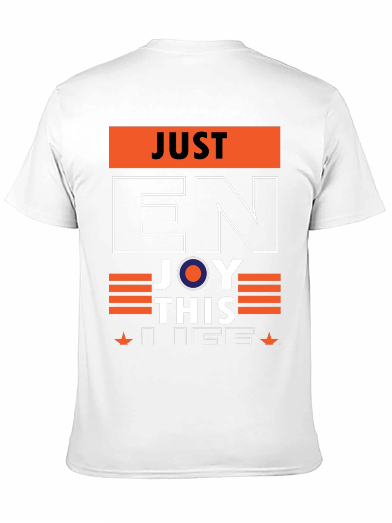 Just Enjoy This Graphic Tee - Stylish Comfort