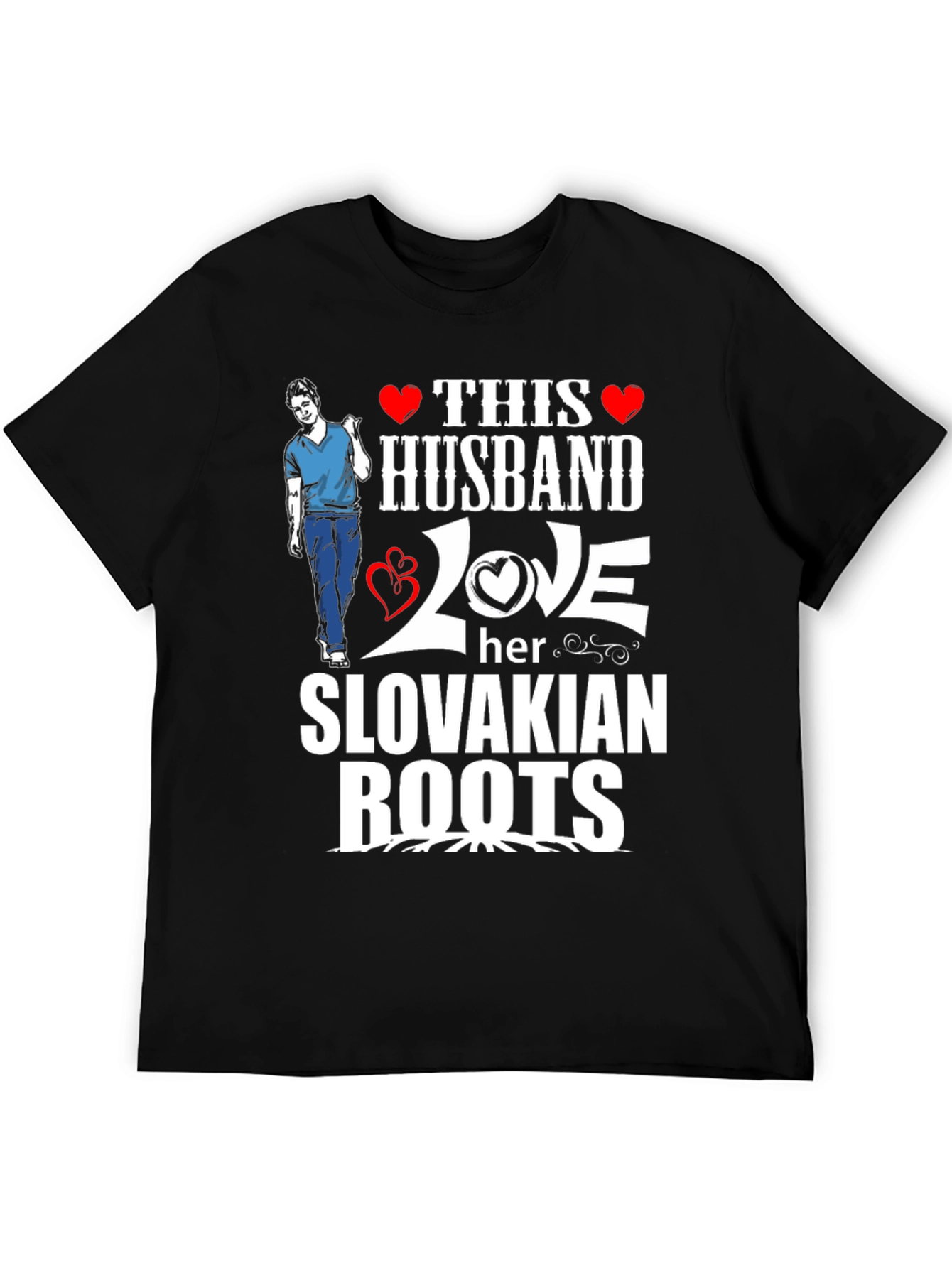 Husband Love Slovakian Roots T-Shirt